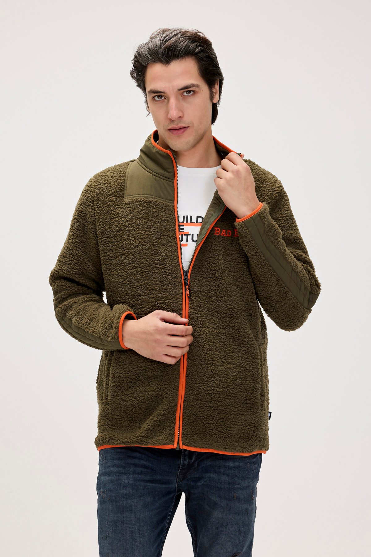 GALVIN FULL ZIP PLUS PLUSH KHAKI  ERKEK OUTERWEAR GALVIN FULL ZIP PLUSGALVIN FULL ZIP PLUS