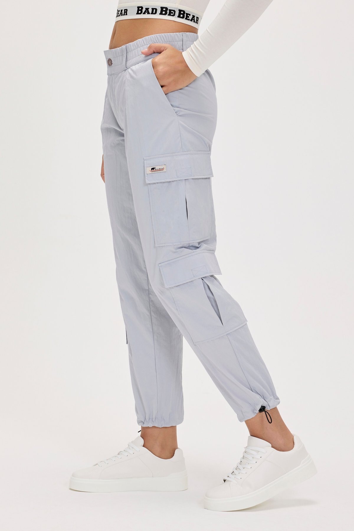 GEMMA PANTS CARGO PANTS SMOKE  KADIN PANTS GEMMA PANTSGEMMA PANTS