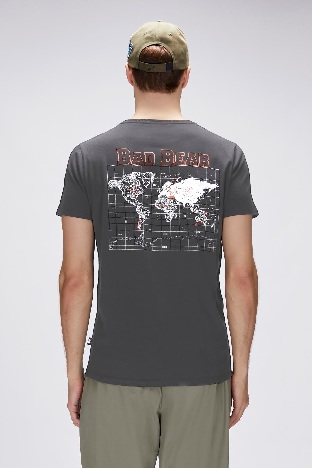 Gerald Antrasit Erkek Baskılı Tişört