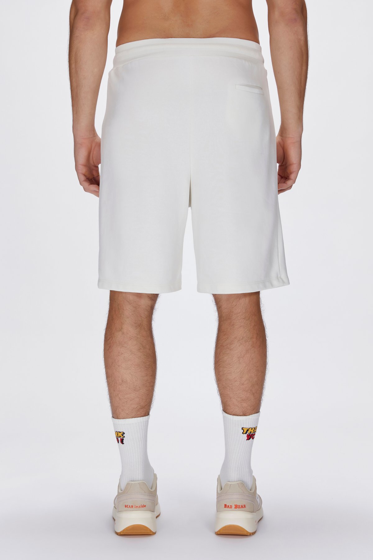 Gian Sweatshorts Beyaz Erkek Şort