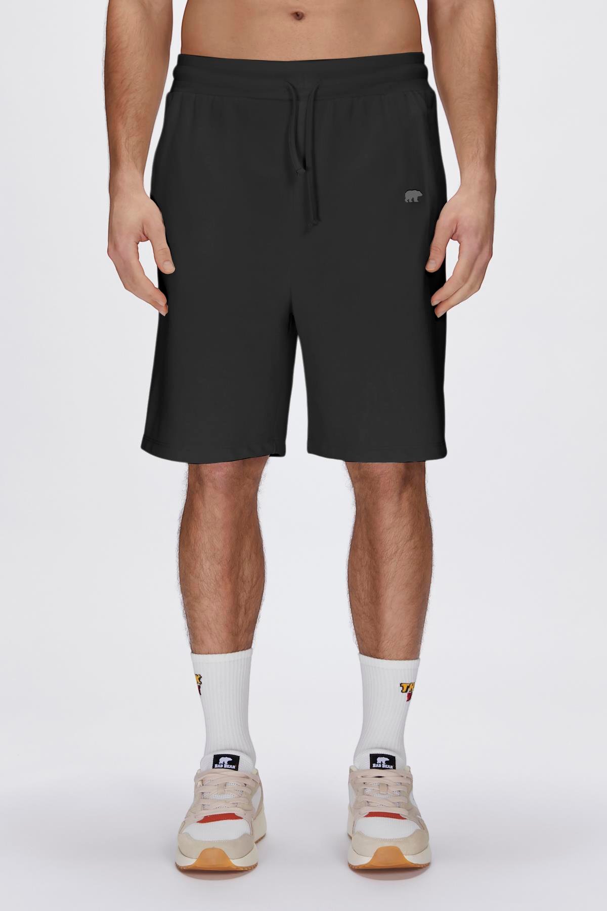 Gian Sweatshorts Siyah Erkek Şort