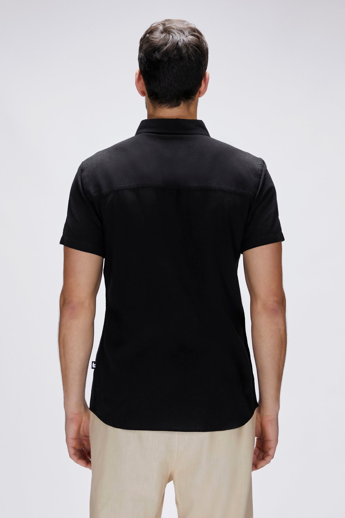 Grady Haki Kısa Kollu Erkek Gömlek