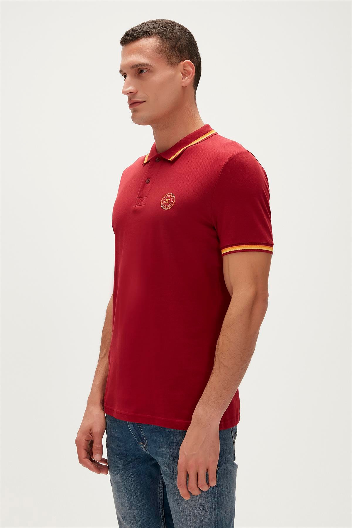 Groove Bordo Polo Yaka Erkek T-Shirt