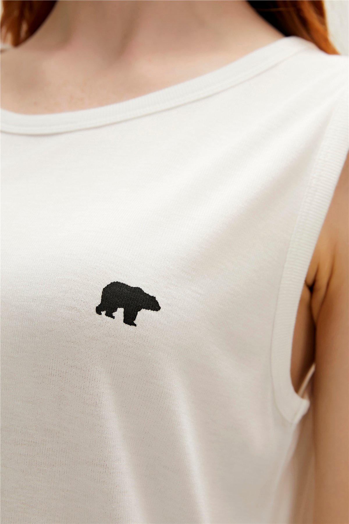 HALLE TANK TOP BEYAZ