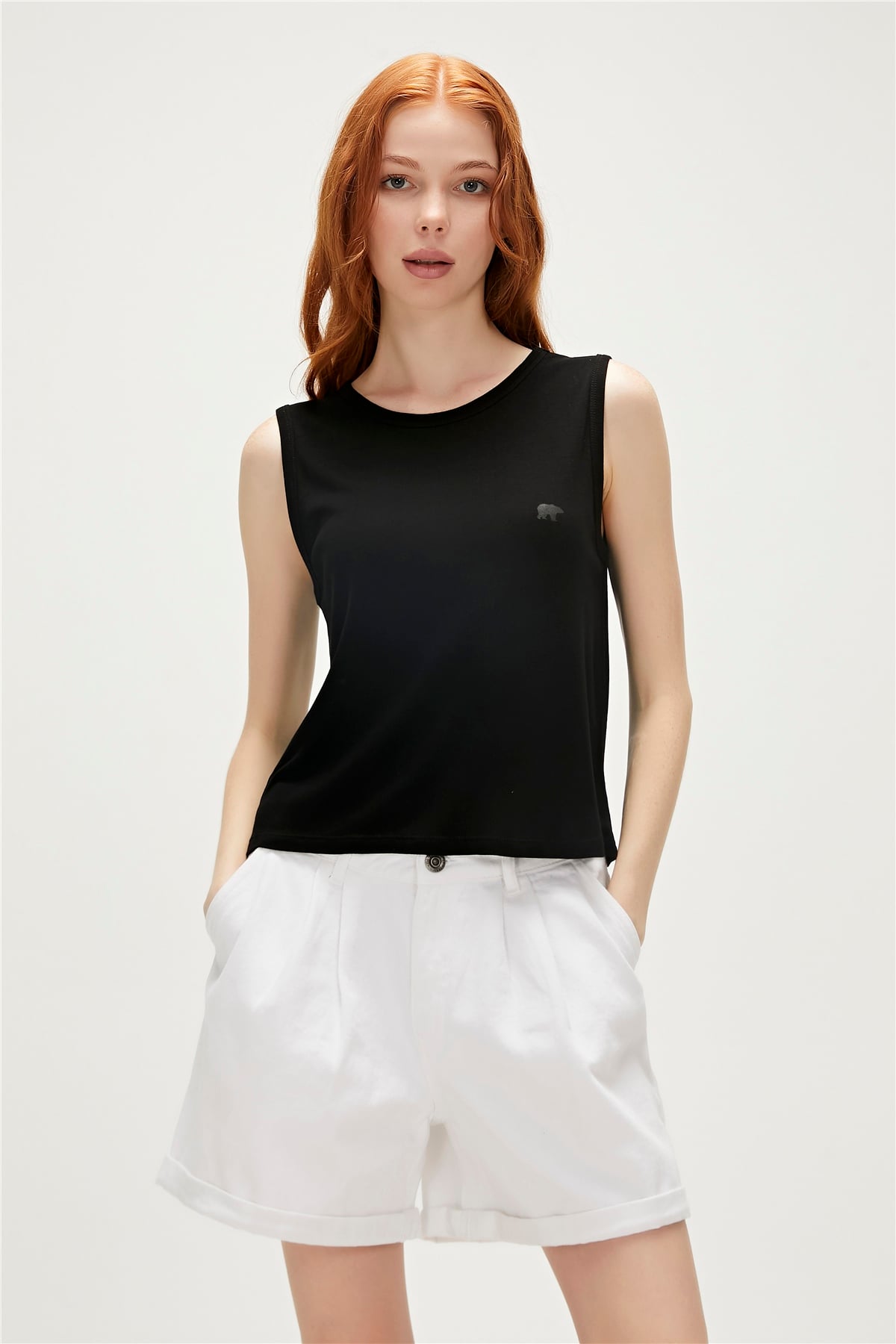 HALLE TANK TOP SİYAH