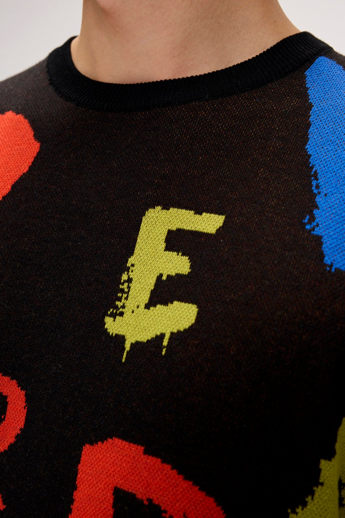 HARMONY KNIT CREWNECK PRINTED CREWNECK NIGHT  ERKEK KNITWEAR HARMONY KNIT CREWNECKHARMONY KNIT CREWNECK