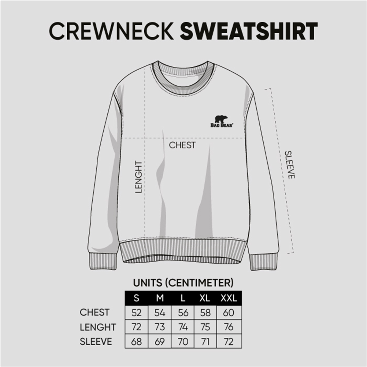 HERE CREWNECK NIGHT