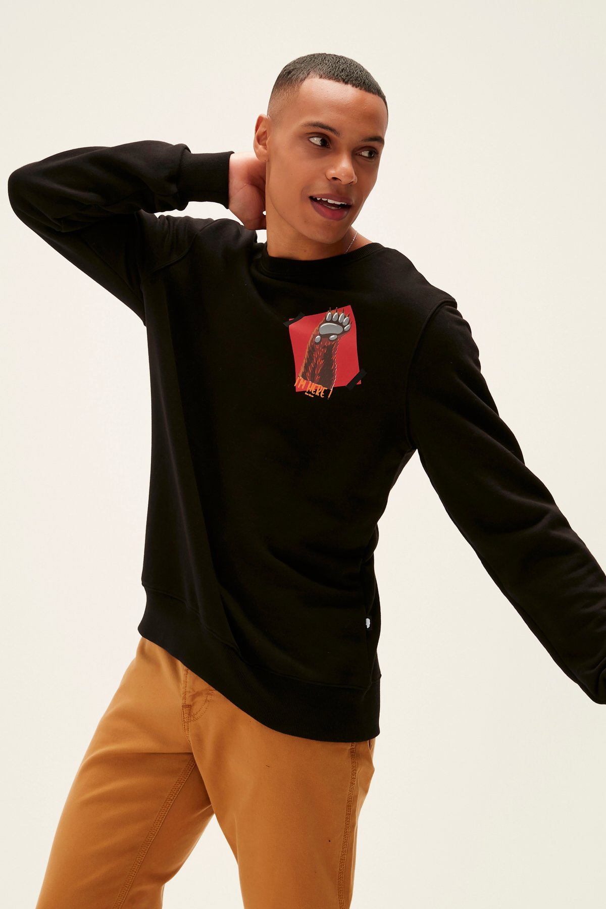 HERE CREWNECK NIGHT