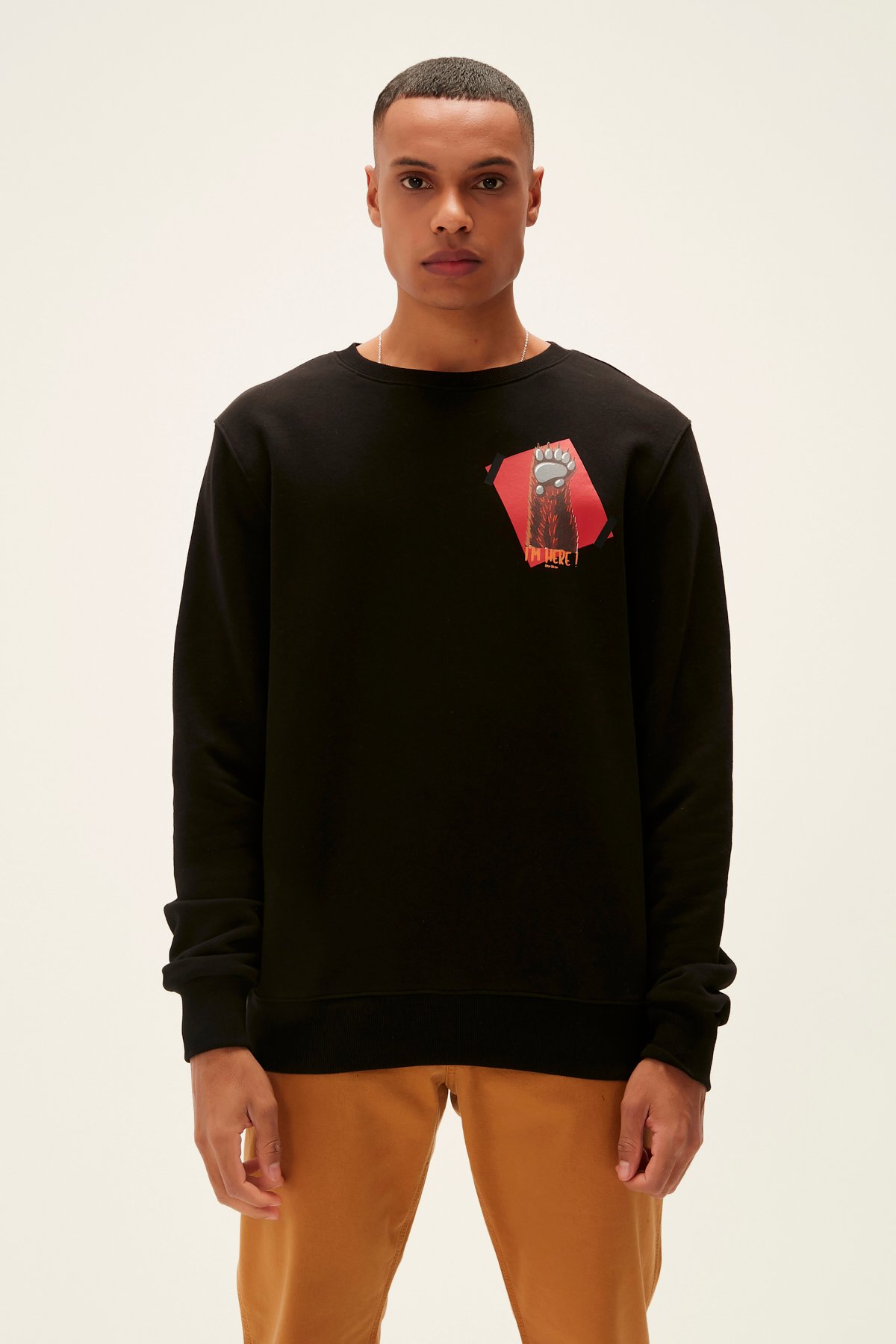 HERE CREWNECK NIGHT