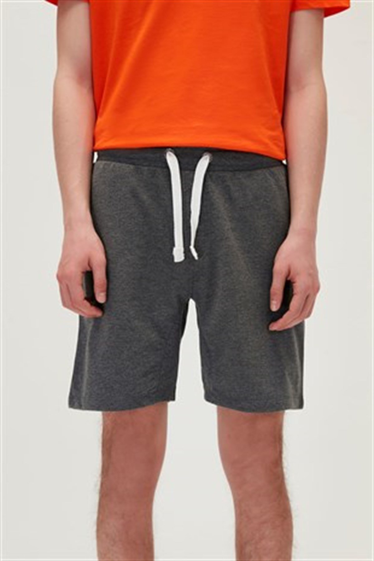 HOLMER SWEATSHORT KING SIZE ANTRAMELANGE