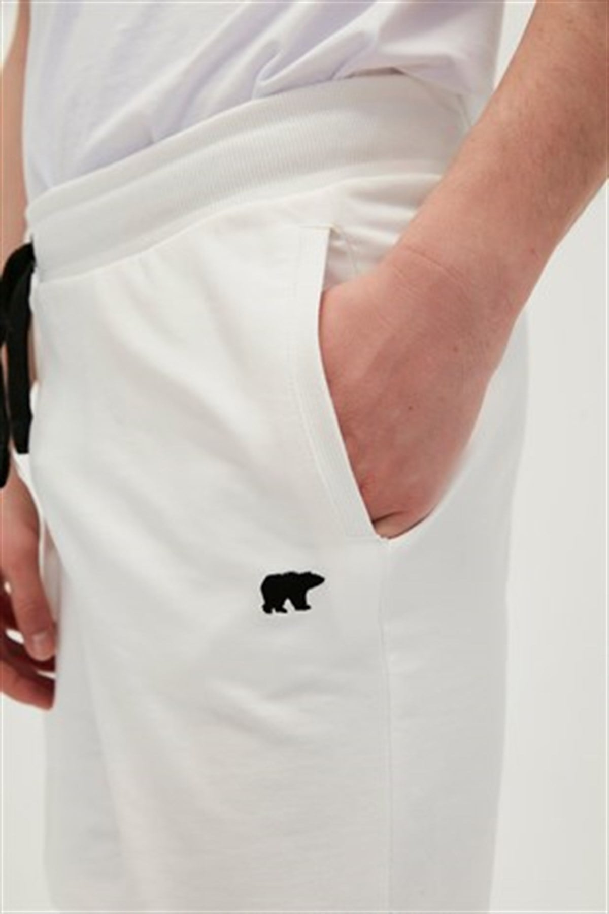 HOLMER SWEATSHORT KING SIZE OFF-WHITE