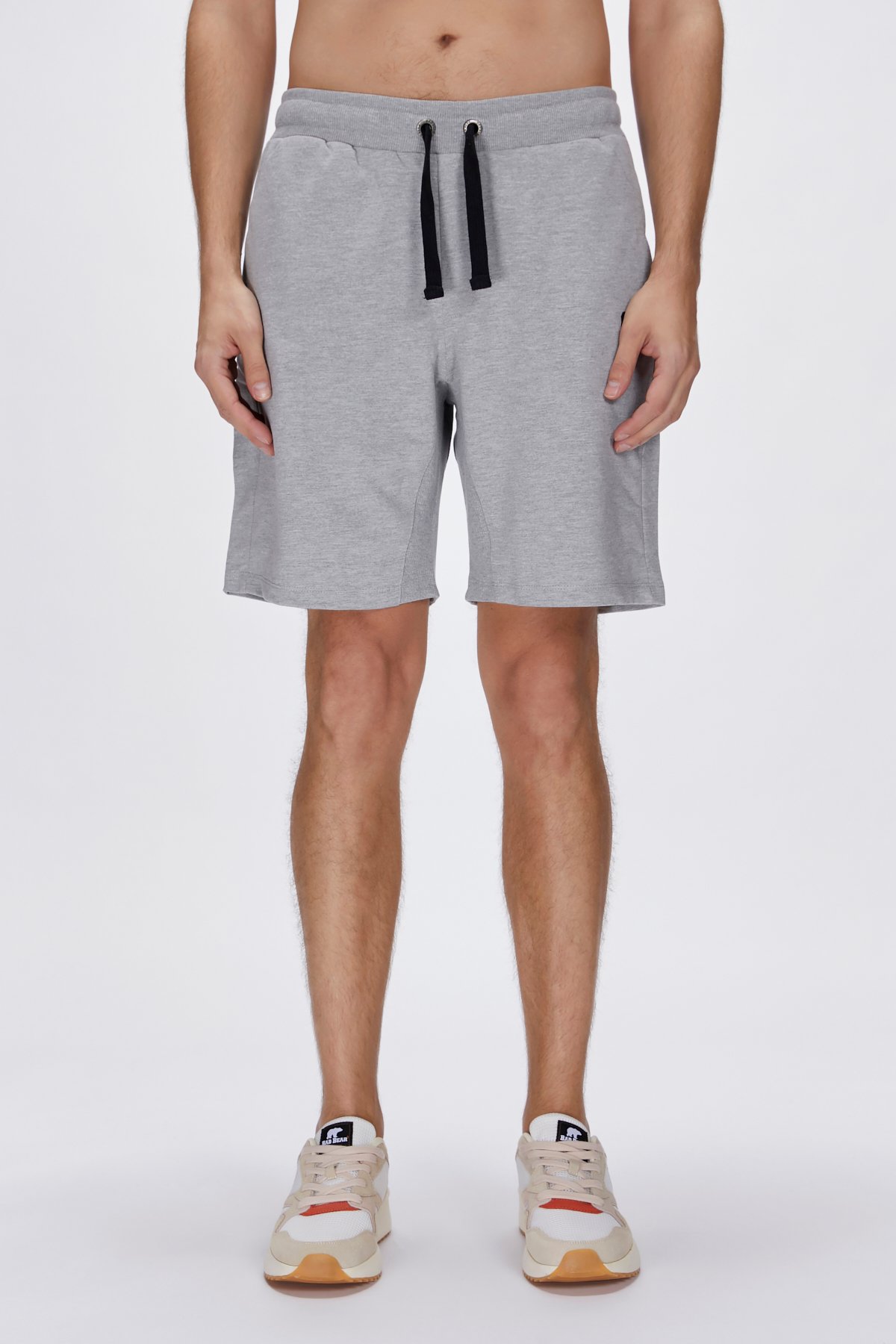 Holmer SweatShorts Gri Melanj Erkek Şort