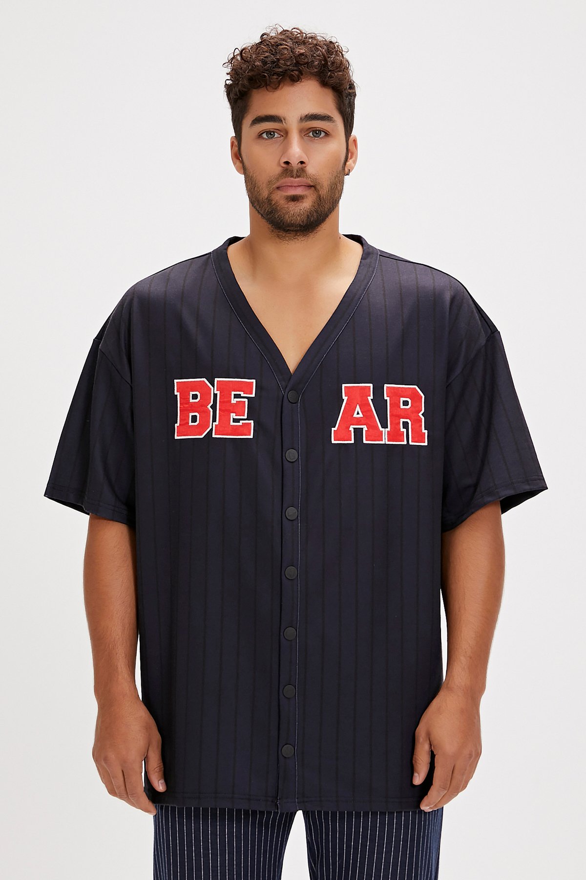 Homer Siyah Baskılı Erkek Gömlek