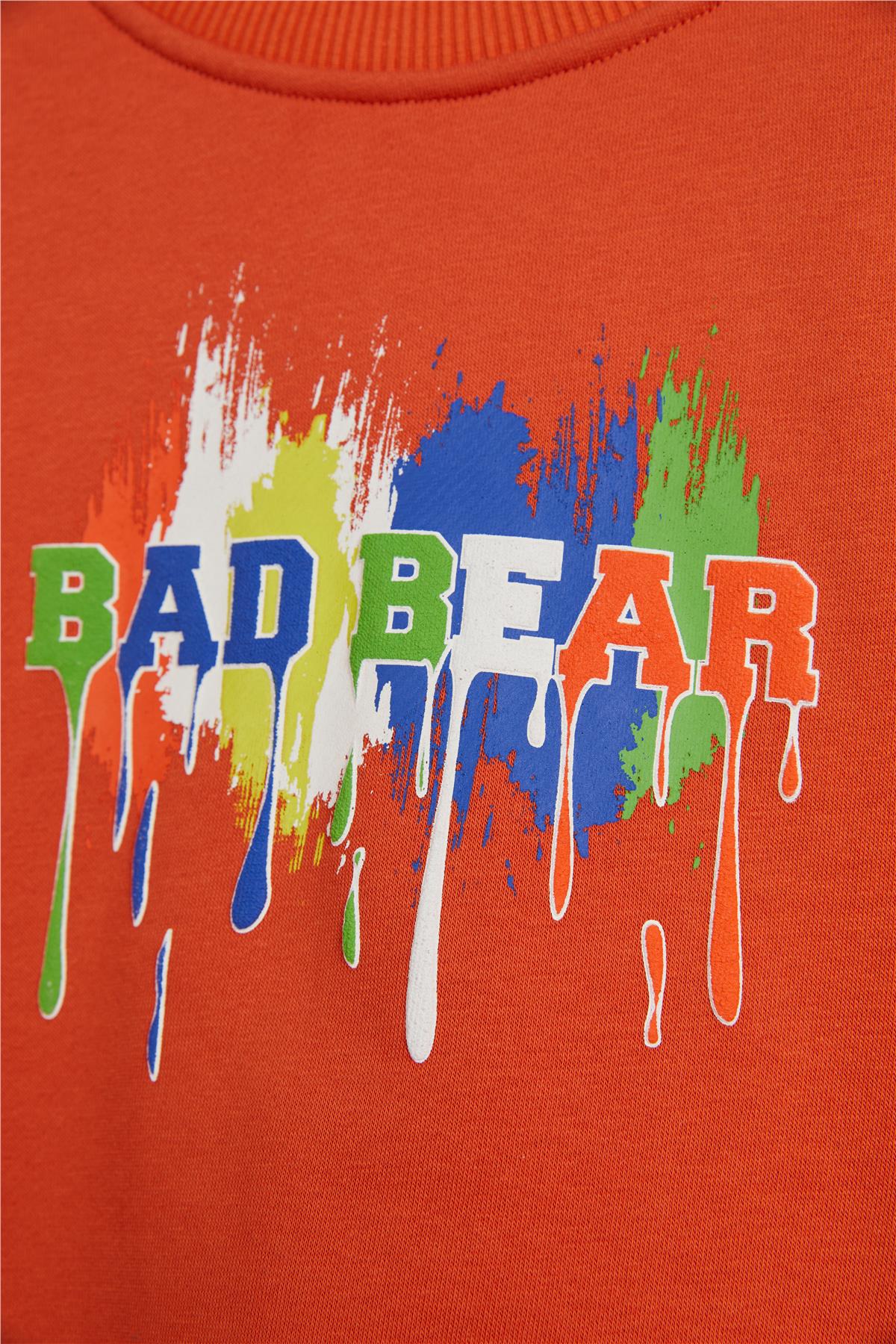 HUED CREWNECK JR PRINTED CREWNECK ORANGE  ÇOCUK SWEATSHIRT HUED CREWNECK JRHUED CREWNECK JR