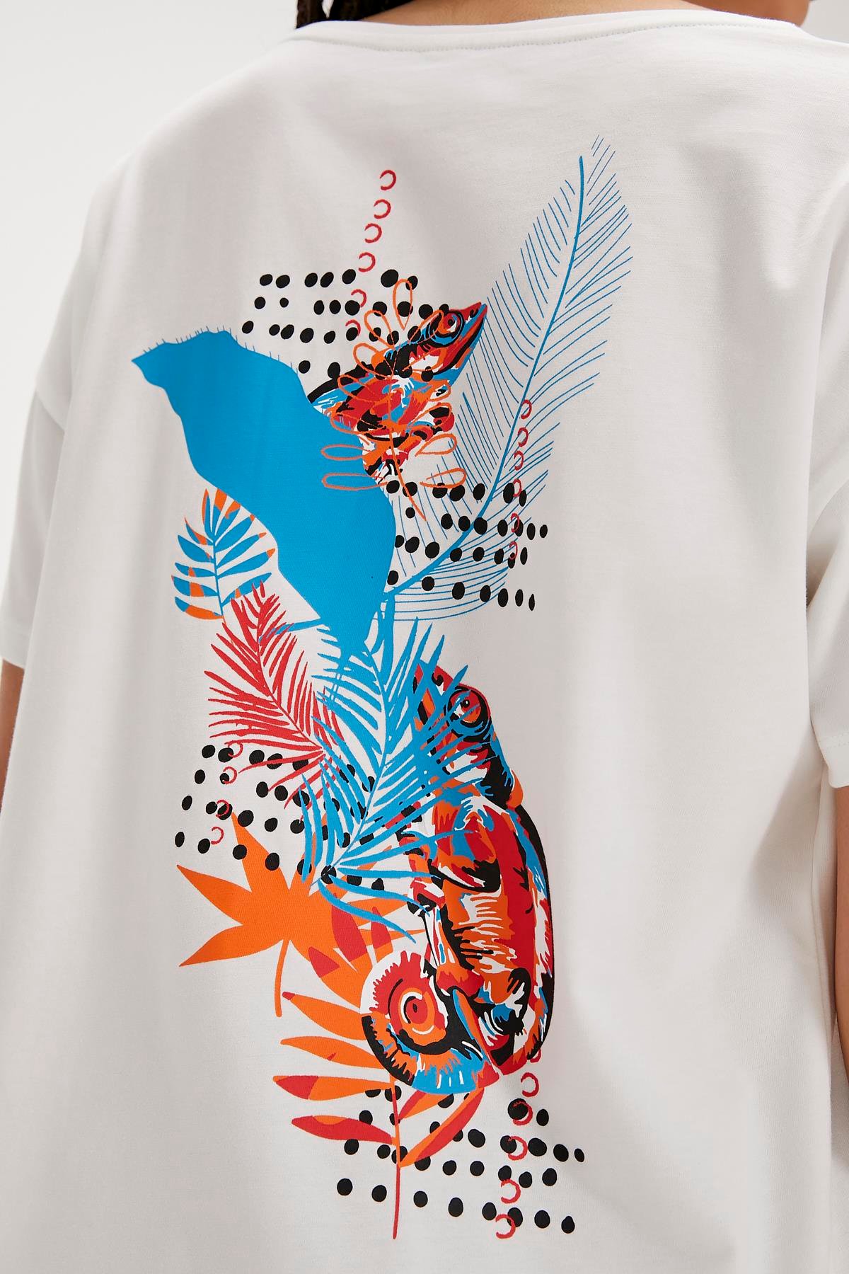 INA T-SHIRT BEYAZ