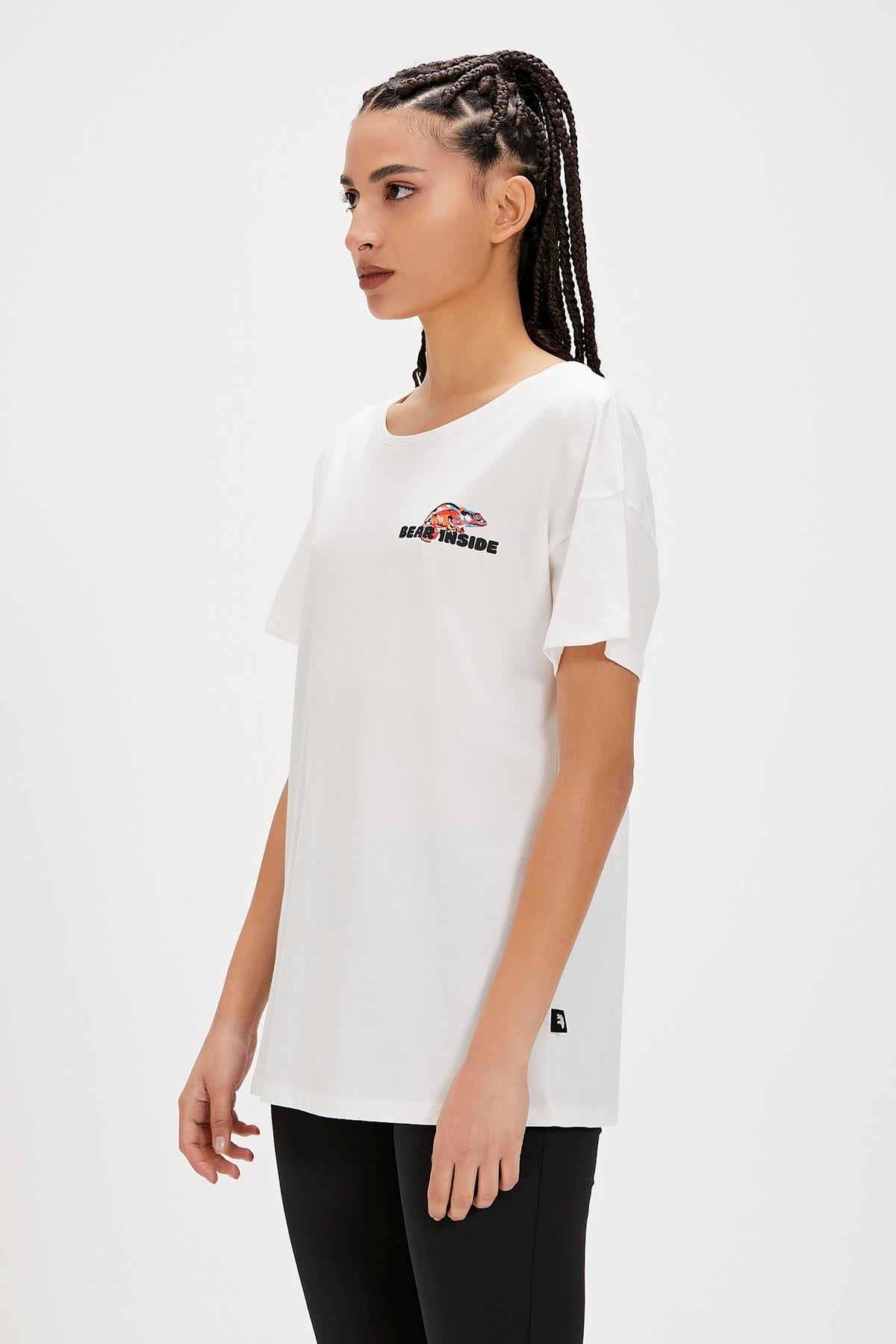 INA T-SHIRT BEYAZ