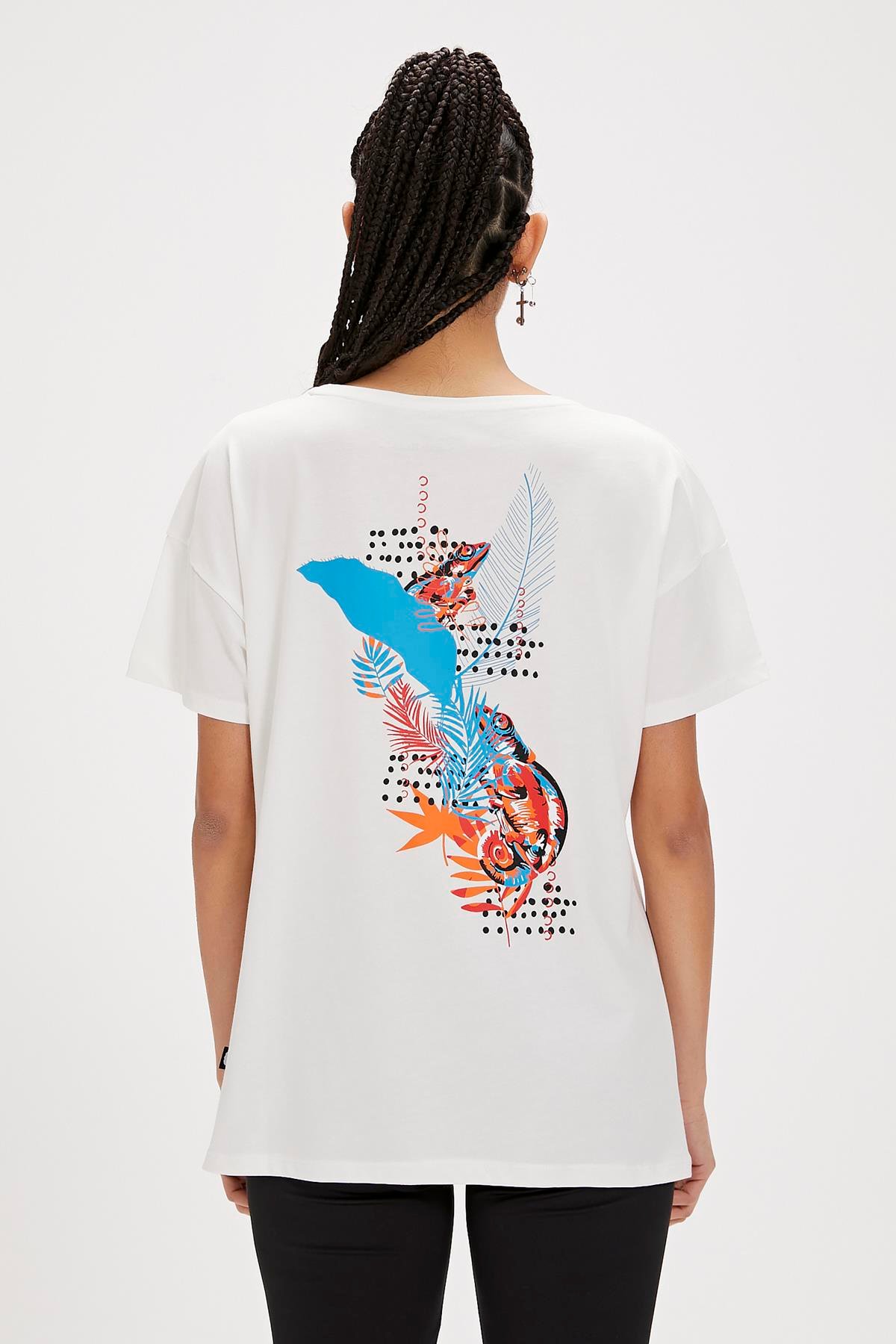 INA T-SHIRT BEYAZ