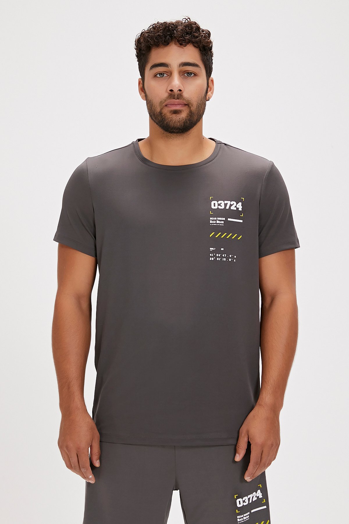 Jesse Asfalt Baskılı Erkek Tişört