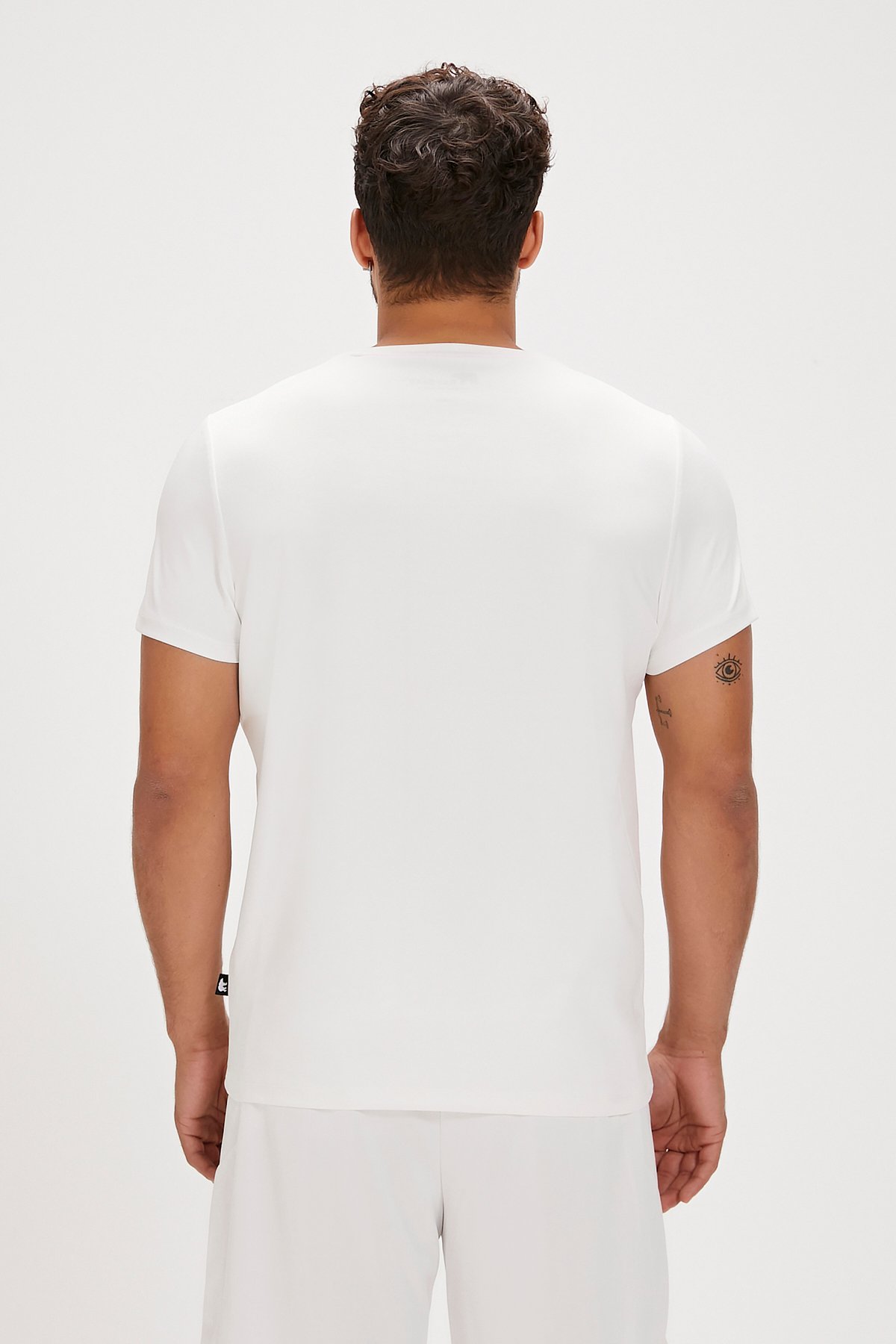Jesse Beyaz Baskılı Erkek Tişört