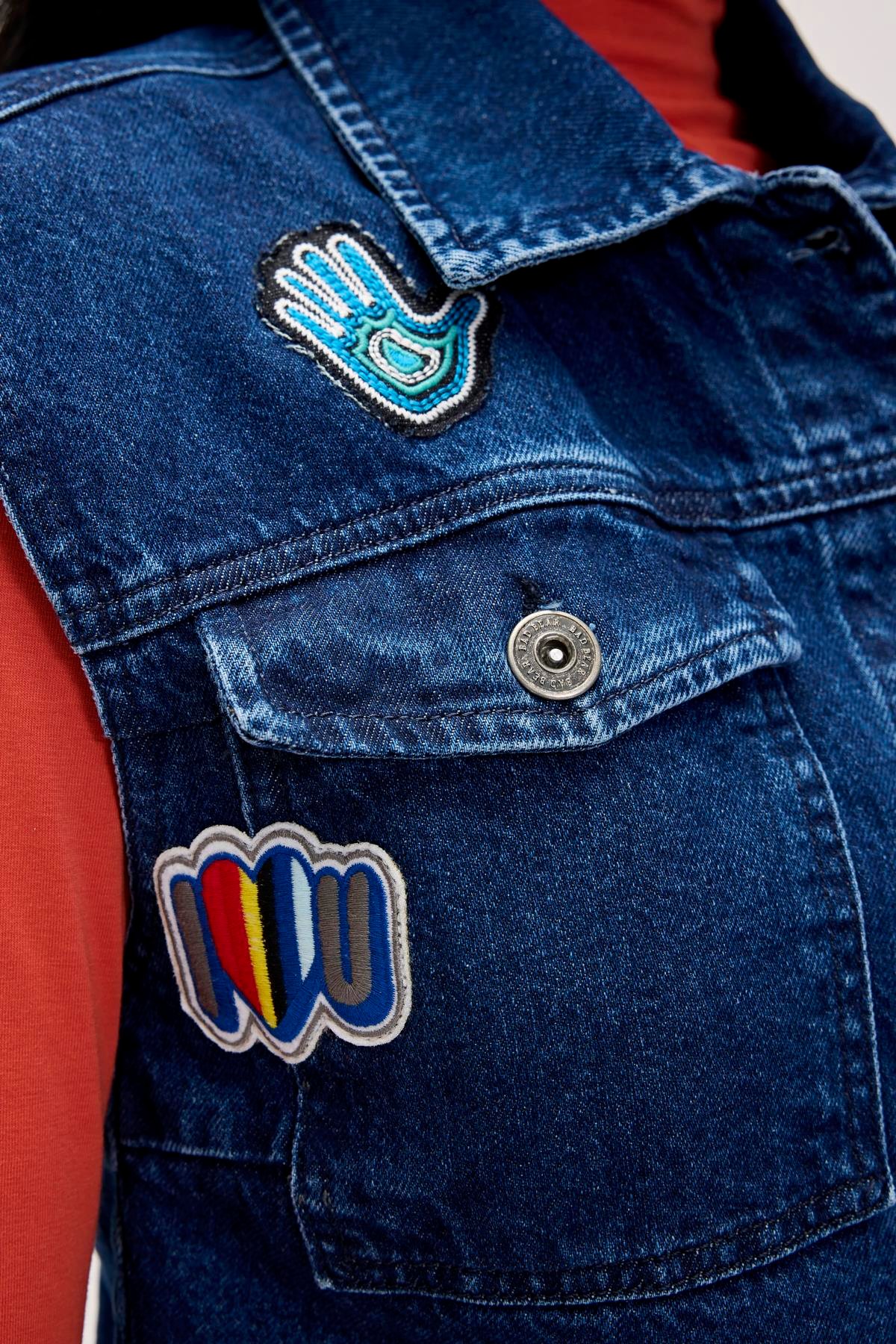 JOANNE DENIM VEST İNDİGO