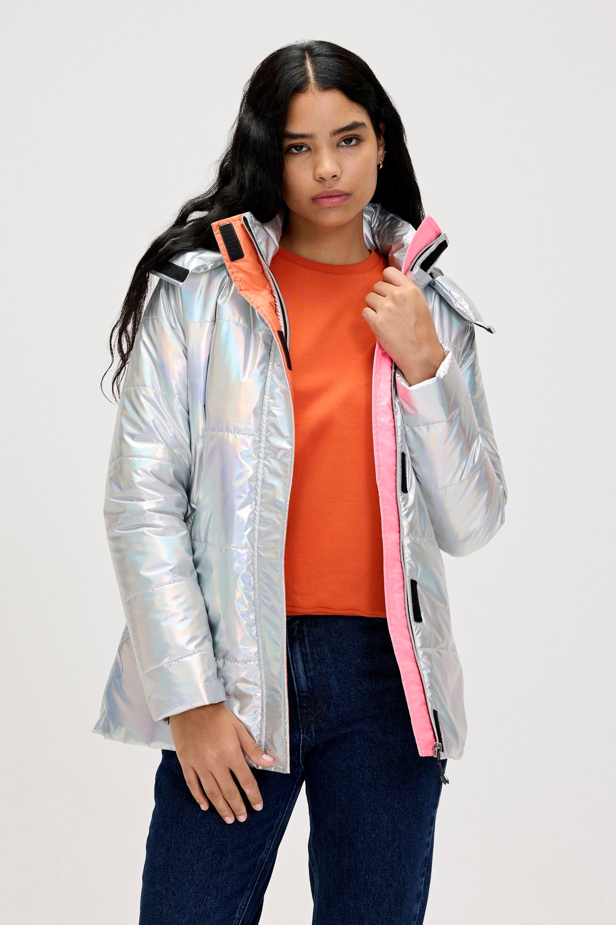 JOLENE PUFFER COAT PUFFER JACKET SILVER  KADIN OUTERWEAR JOLENE PUFFER COATJOLENE PUFFER COAT