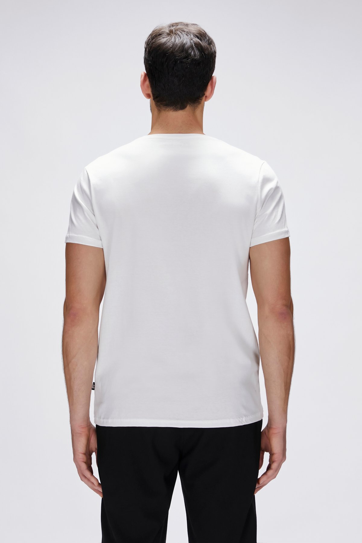 Jonah Beyaz Erkek Baskılı Tişört