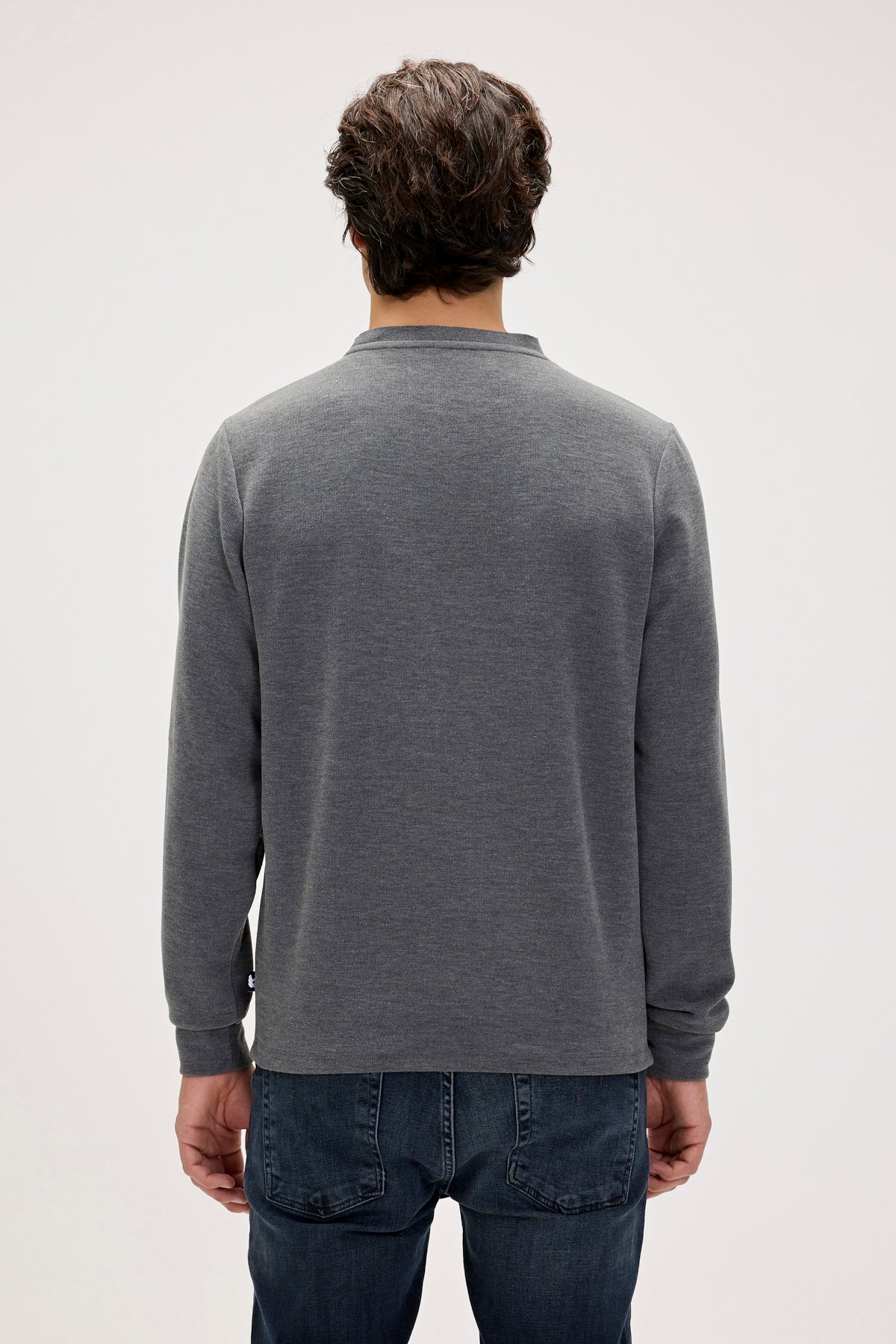 KANE CREWNECK GRİ MELANJ