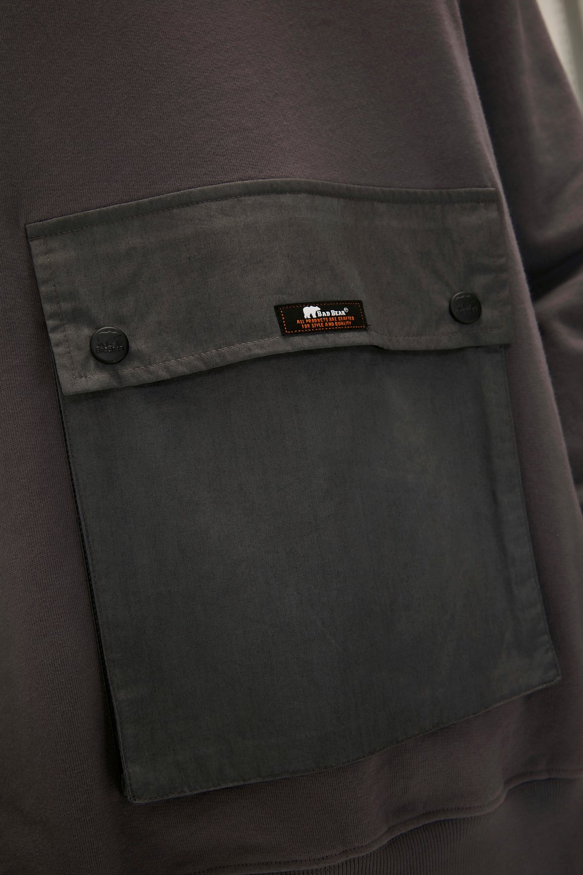 KANGAROO CREWNECK ASPHALT