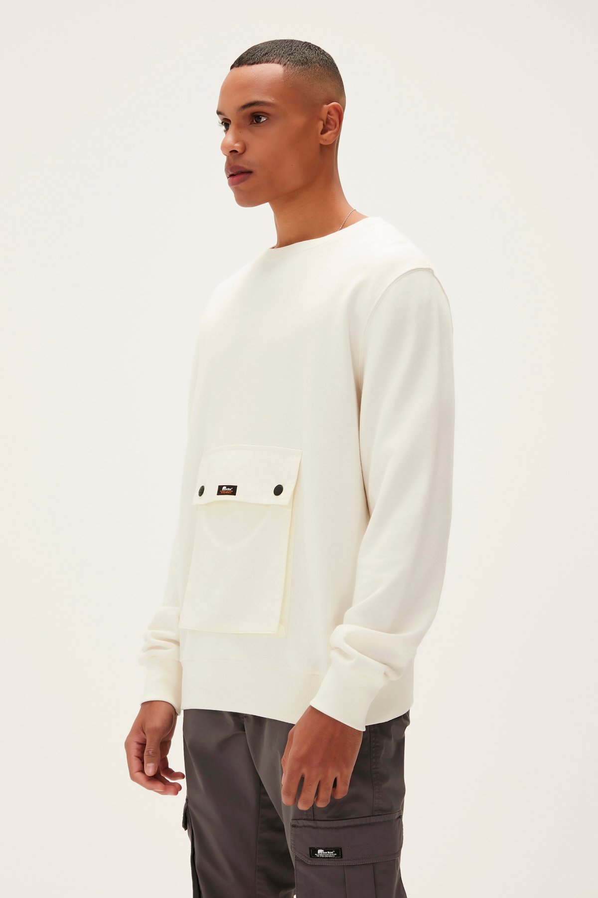 KANGAROO CREWNECK MARSHMALLLOW