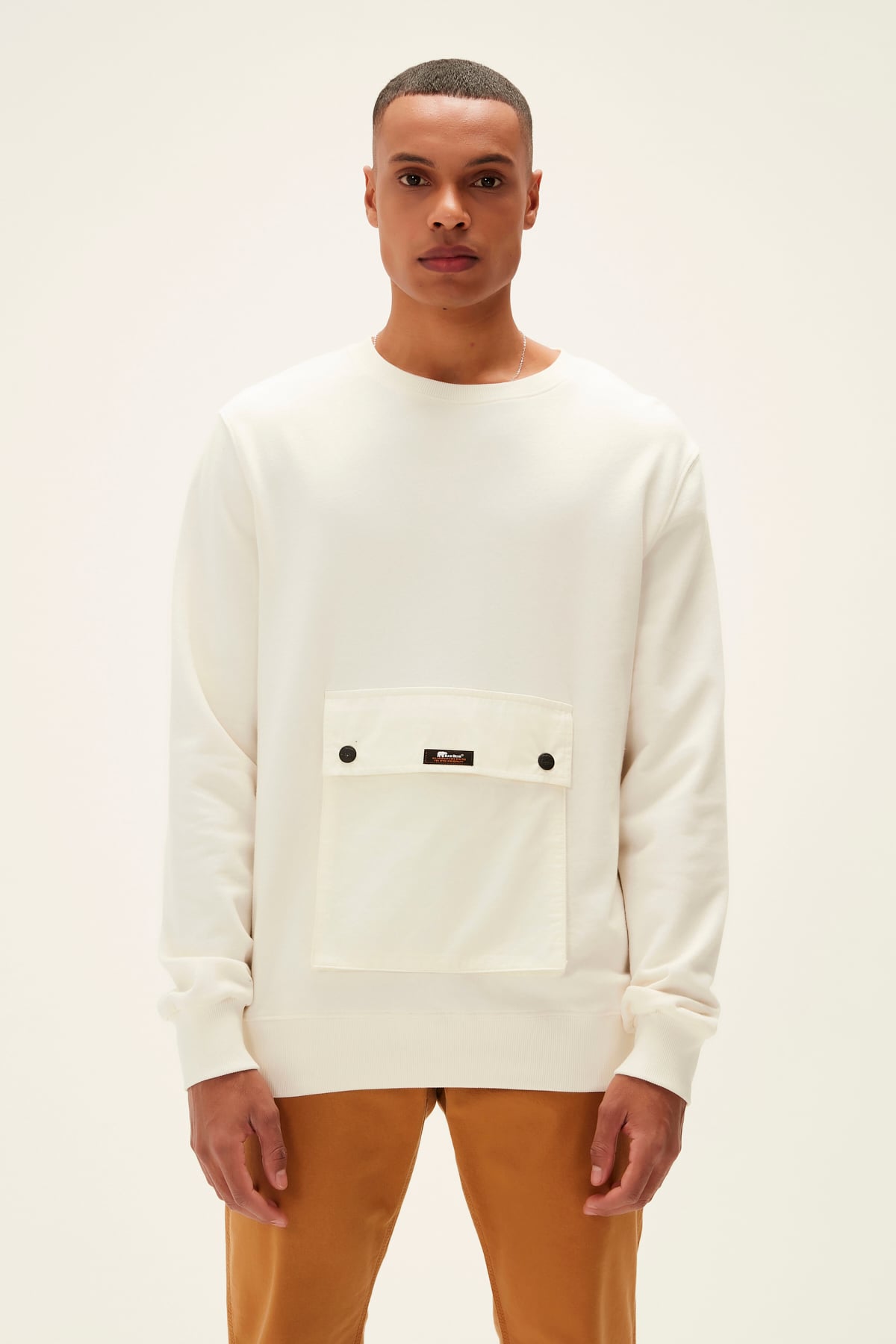 KANGAROO CREWNECK MARSHMALLLOW
