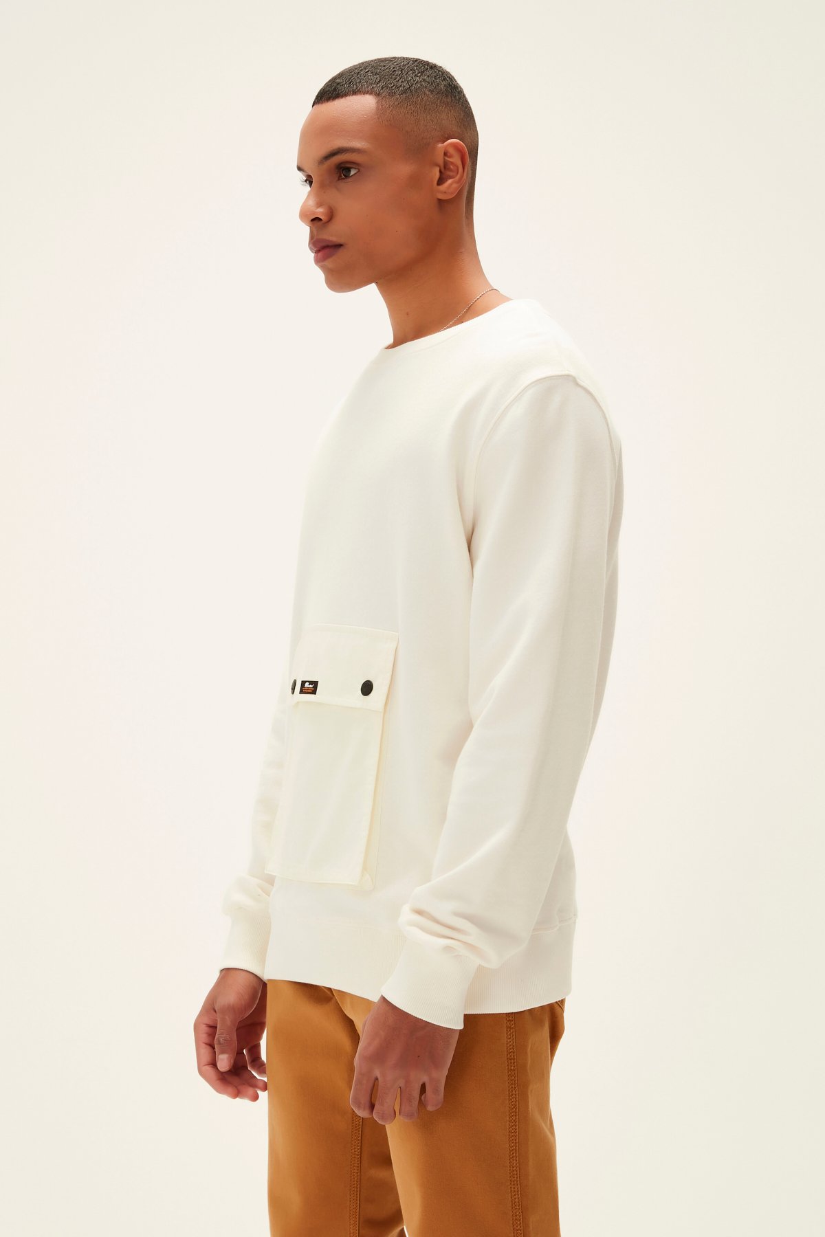 KANGAROO CREWNECK MARSHMALLLOW