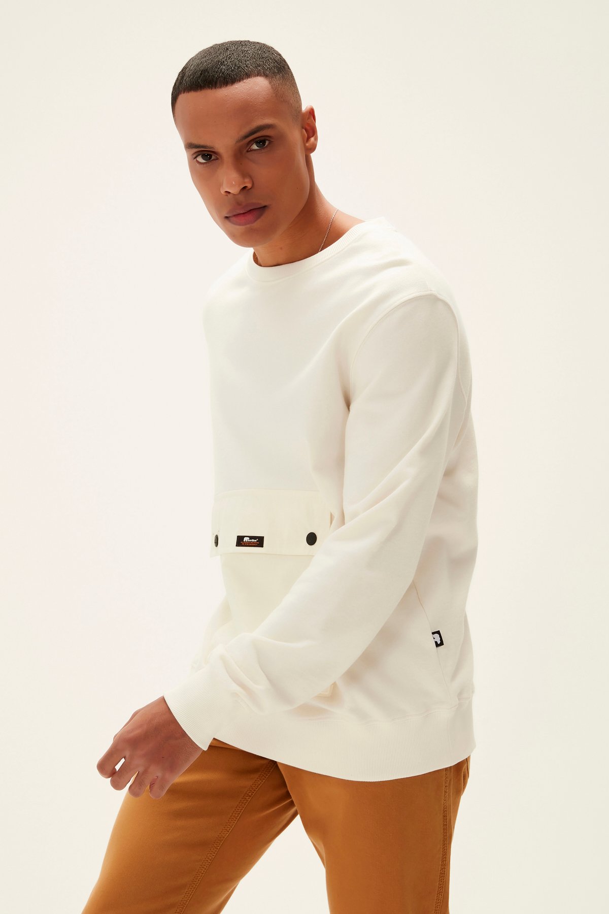 KANGAROO CREWNECK MARSHMALLLOW