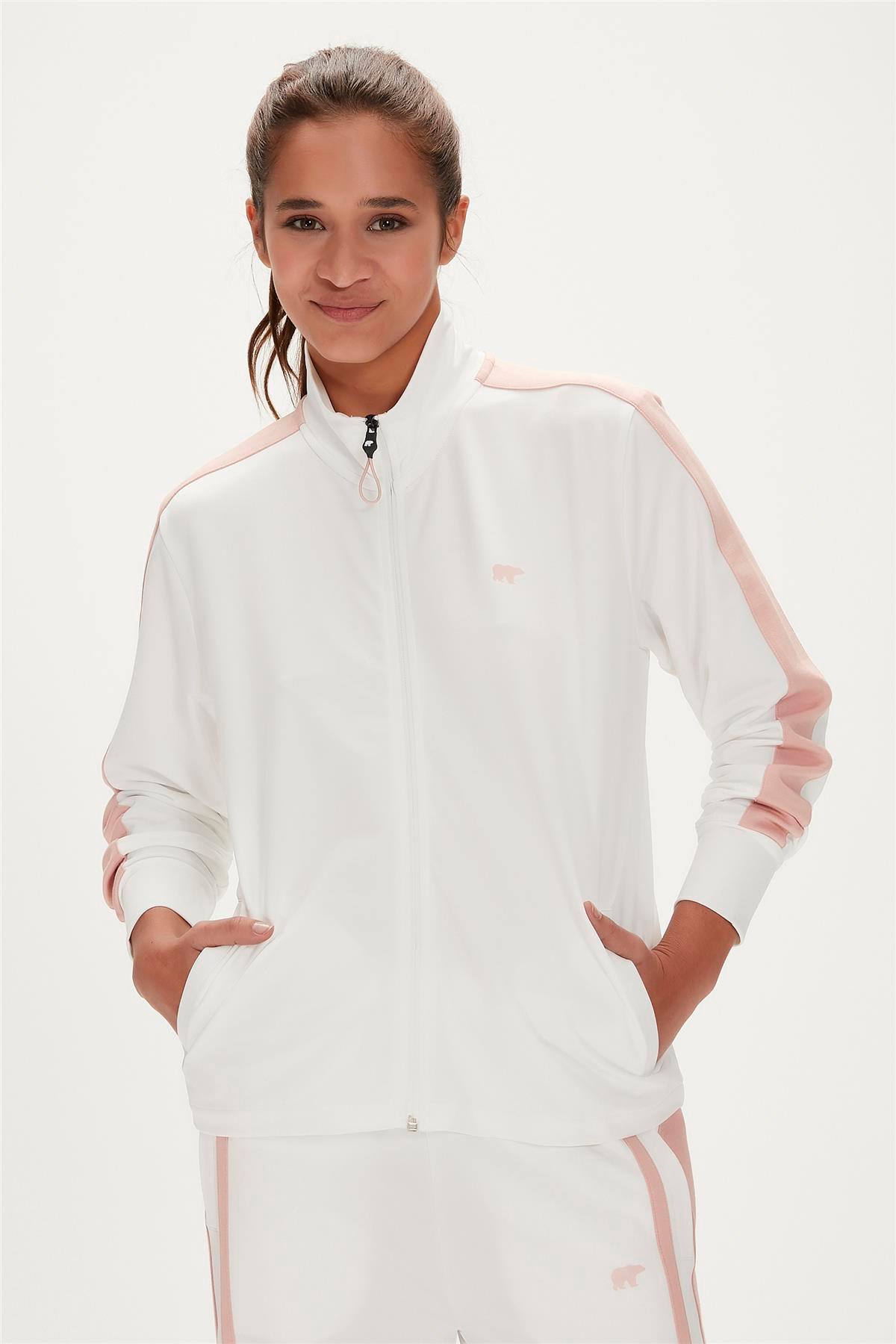 KATE FULL ZIP BEYAZ