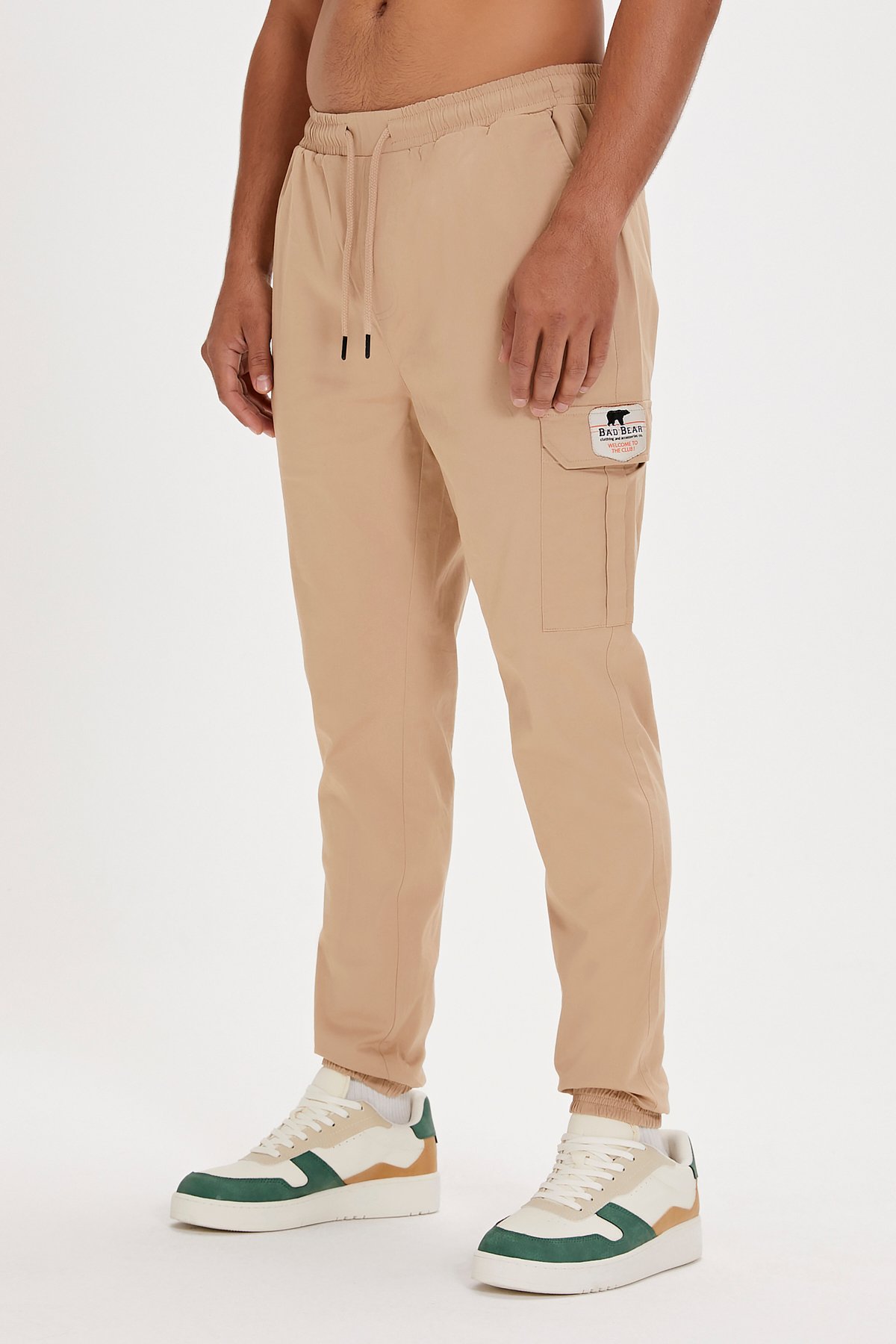 Kylian Bej Kargo Cepli Erkek Pantolon