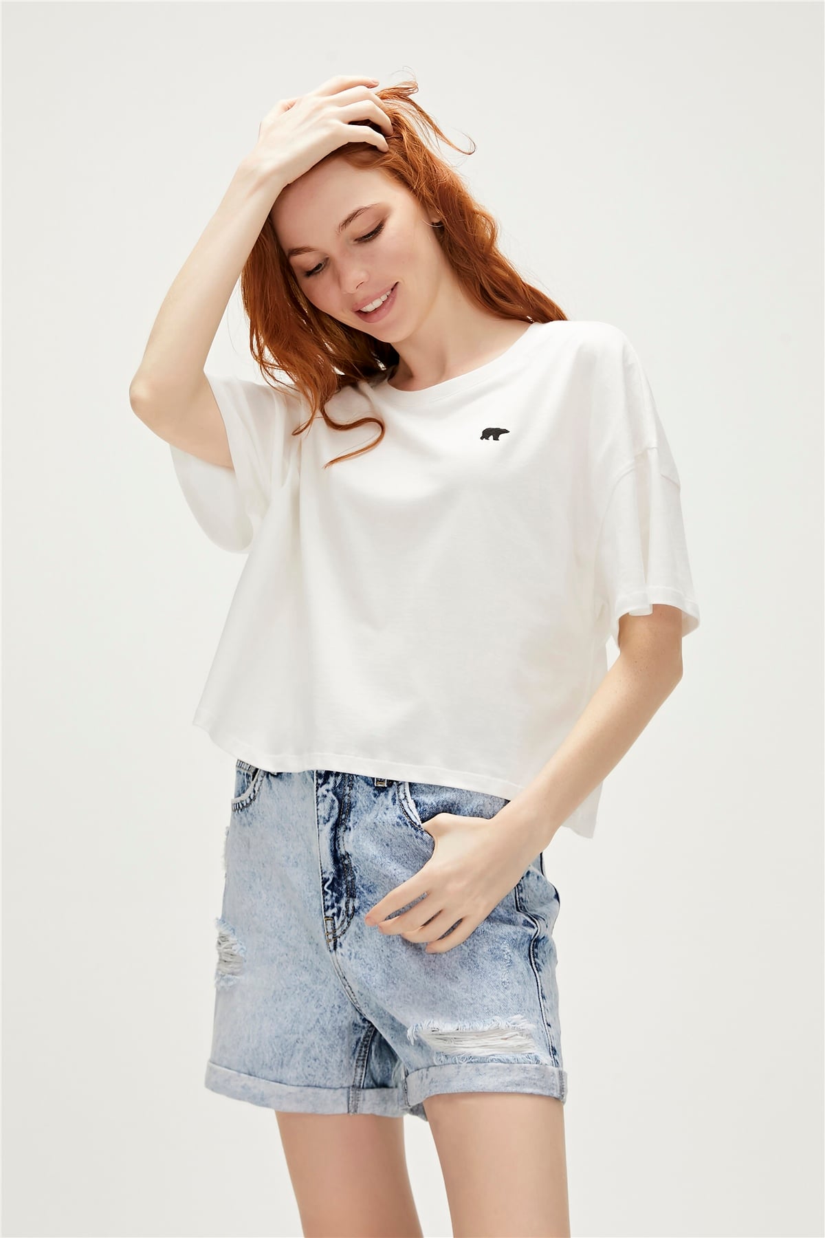 LARA T-SHIRT BEYAZ