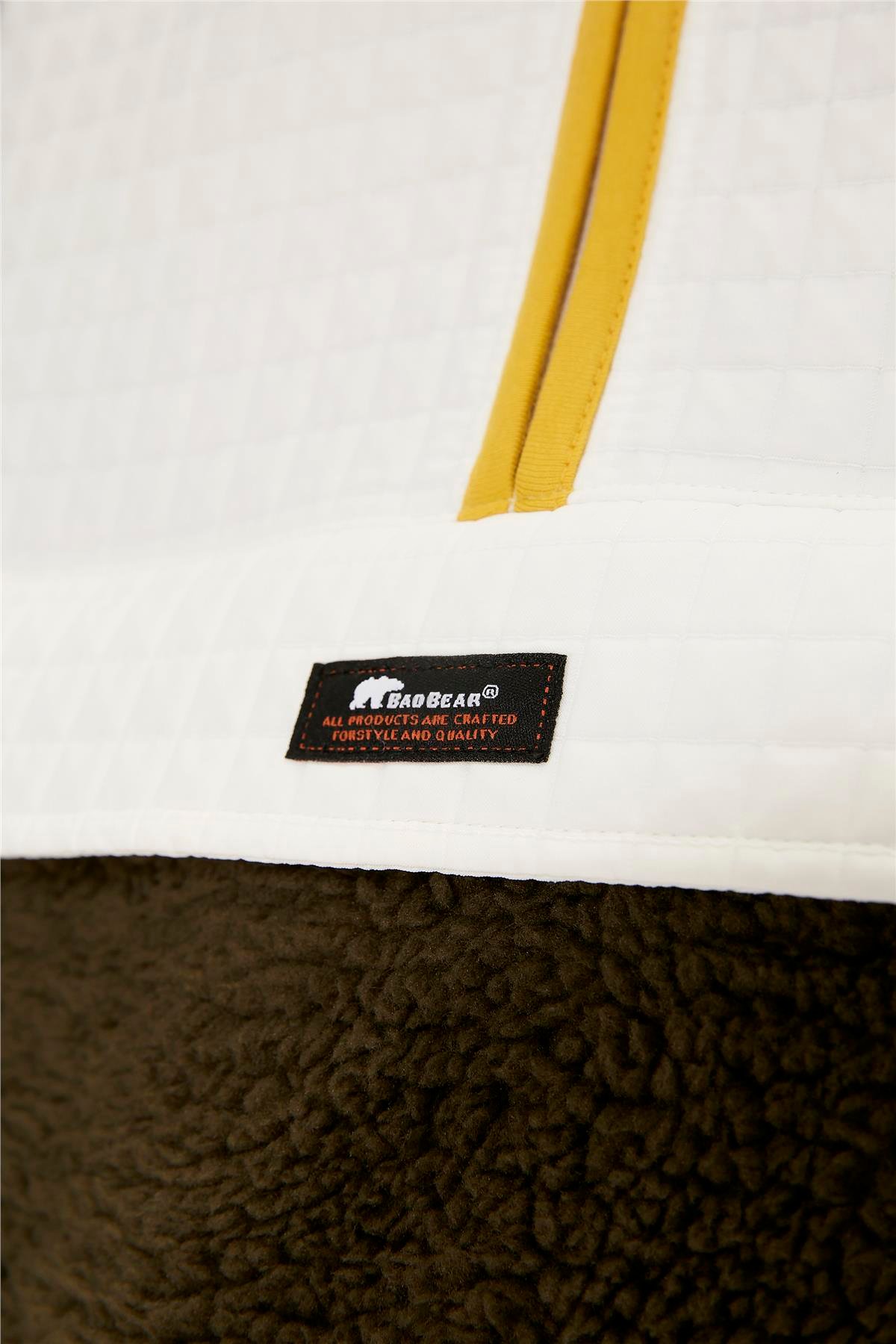 LEONARD HALF ZIP PLUSH HAKİ