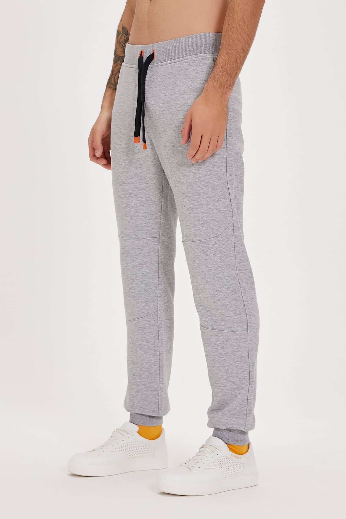 LESS PLAIN SWEATPANT GRİ MELANJ
