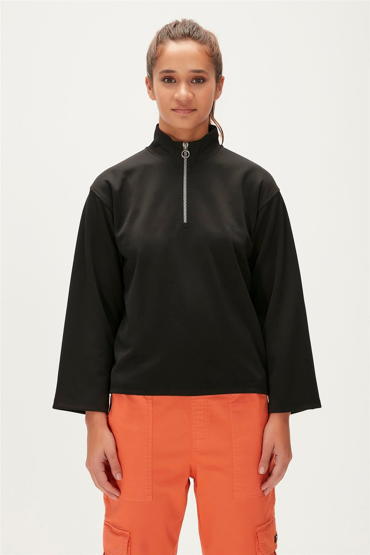 LEXI HALF ZIP SİYAH