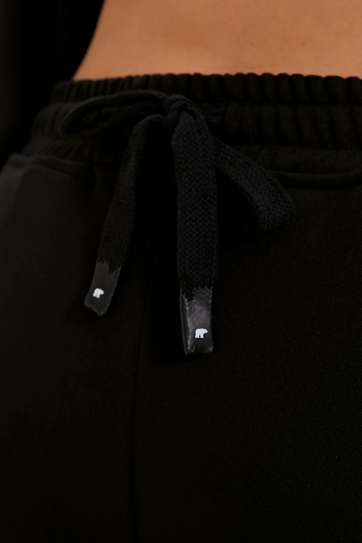 Lexı SweatPants Siyah Kadın Eşofman Altı