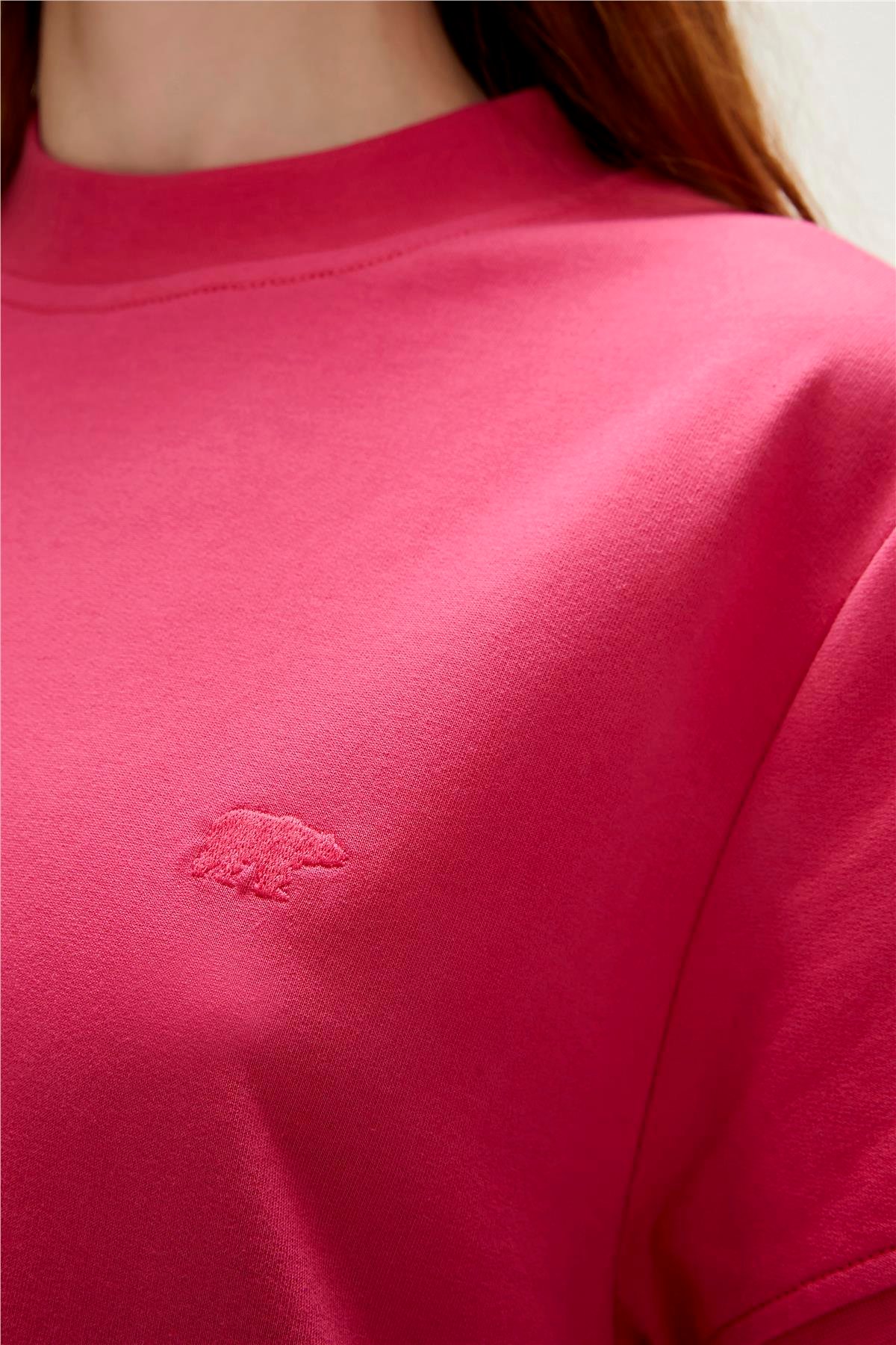 Lily Dress Pudra Pembe Kadın Elbise T-Shirt