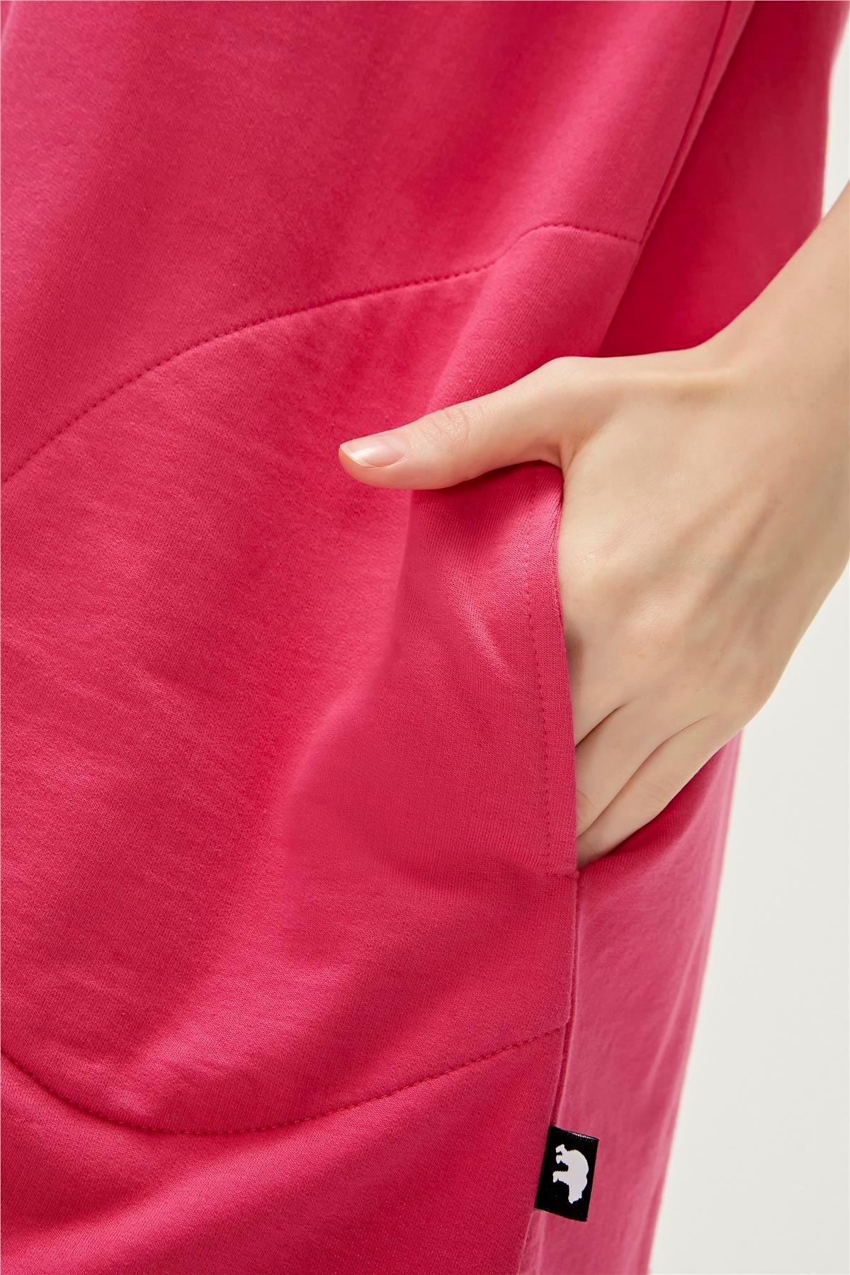 Lily Dress Pudra Pembe Kadın Elbise T-Shirt