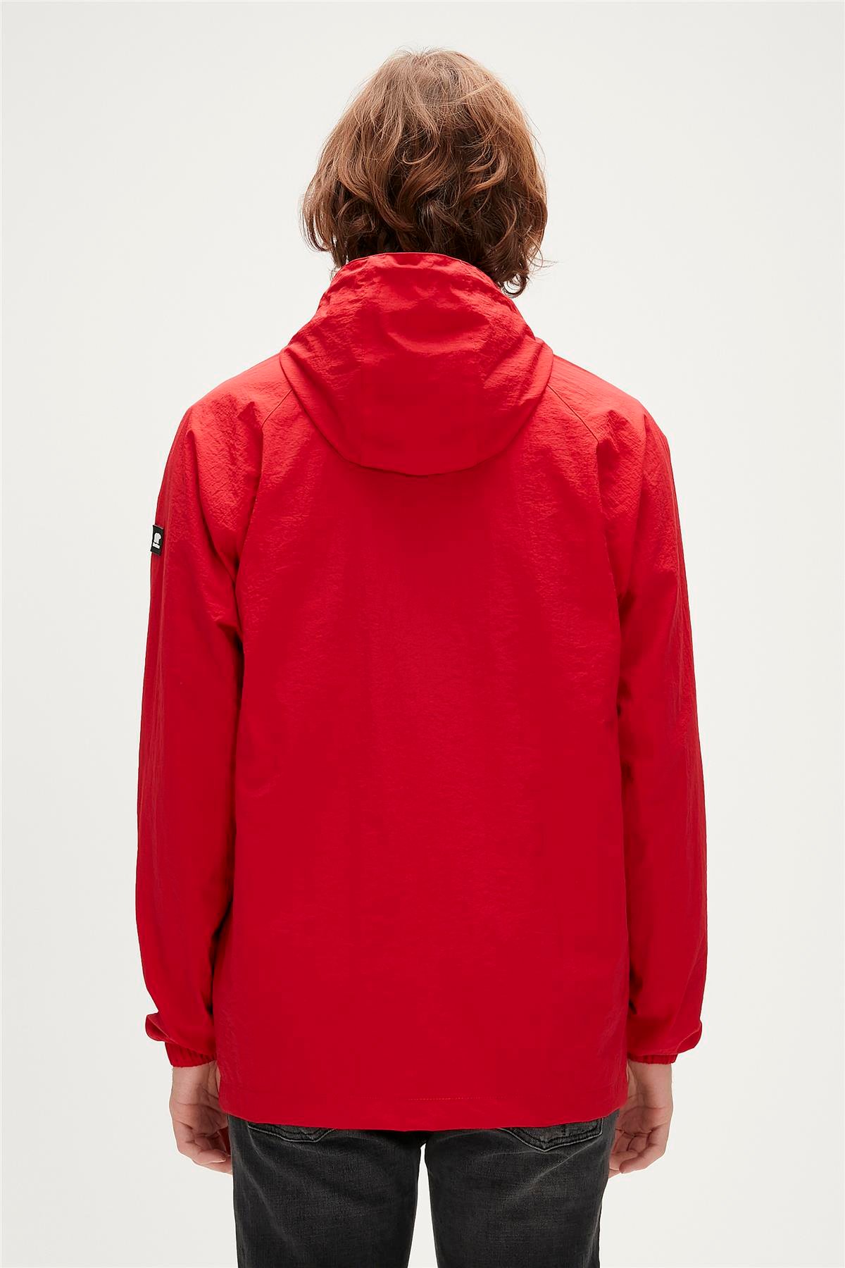 Linea Crimson Red Men's Windbreaker
