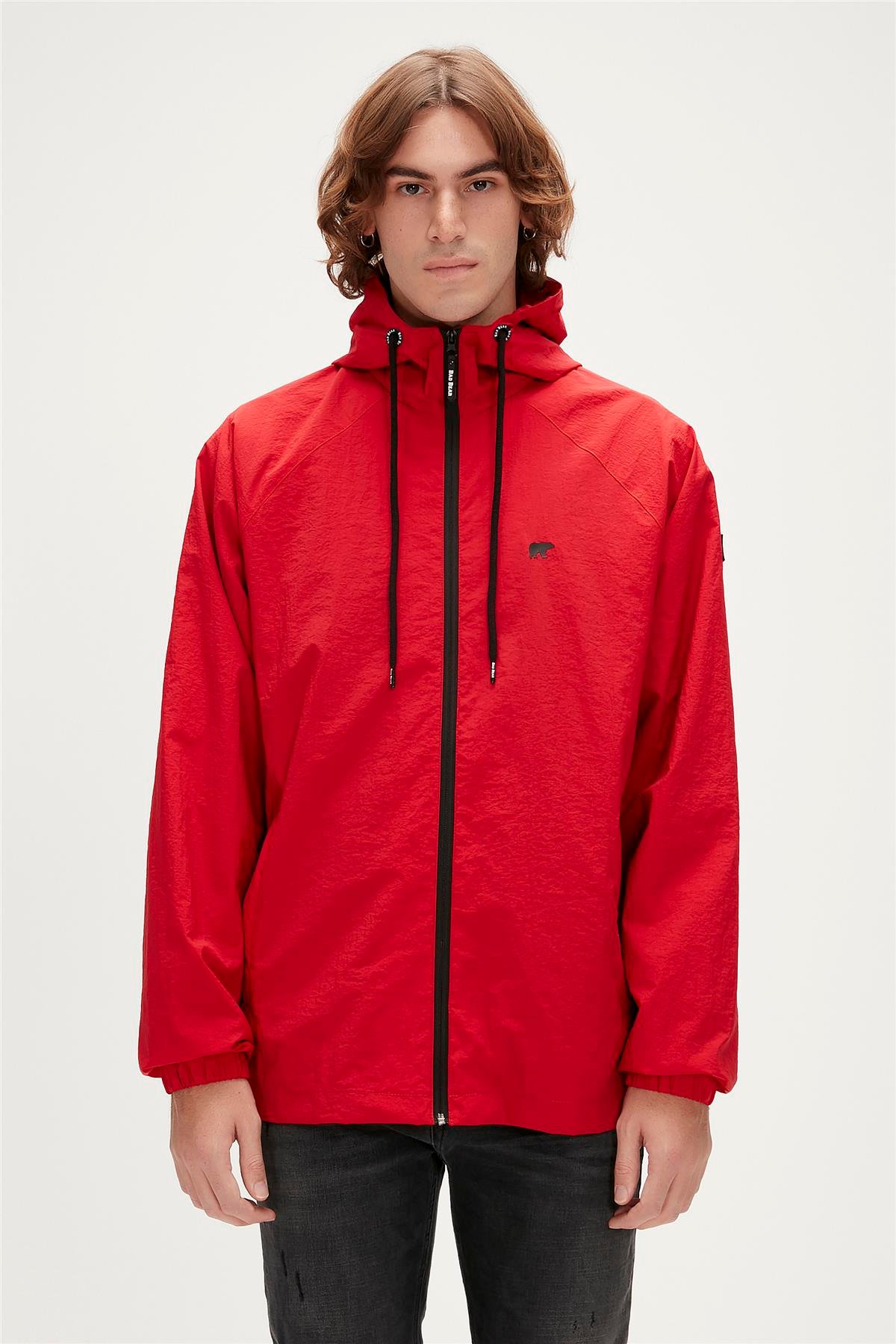 Linea Crimson Red Men's Windbreaker