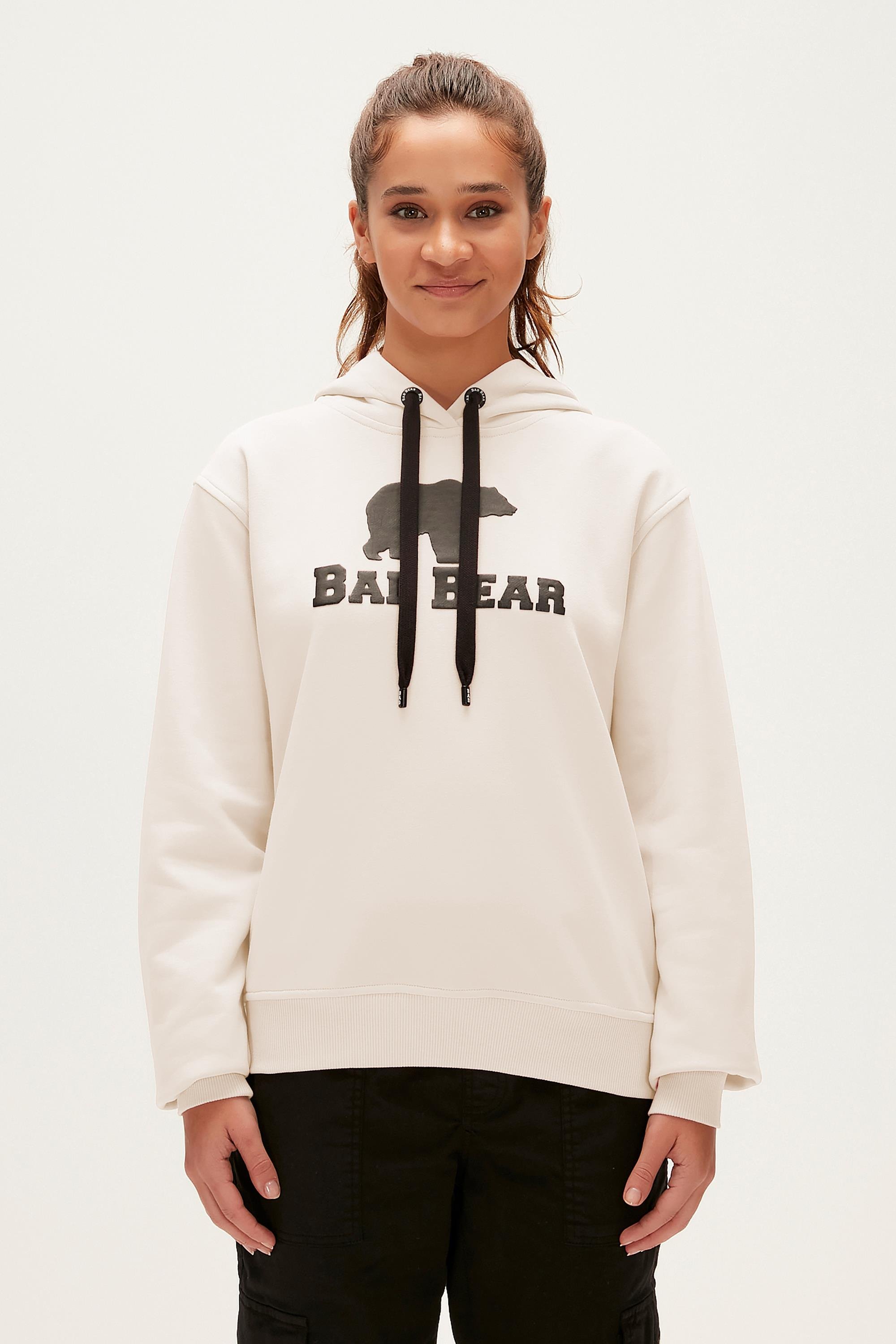 LOGO HOODIE BEYAZ