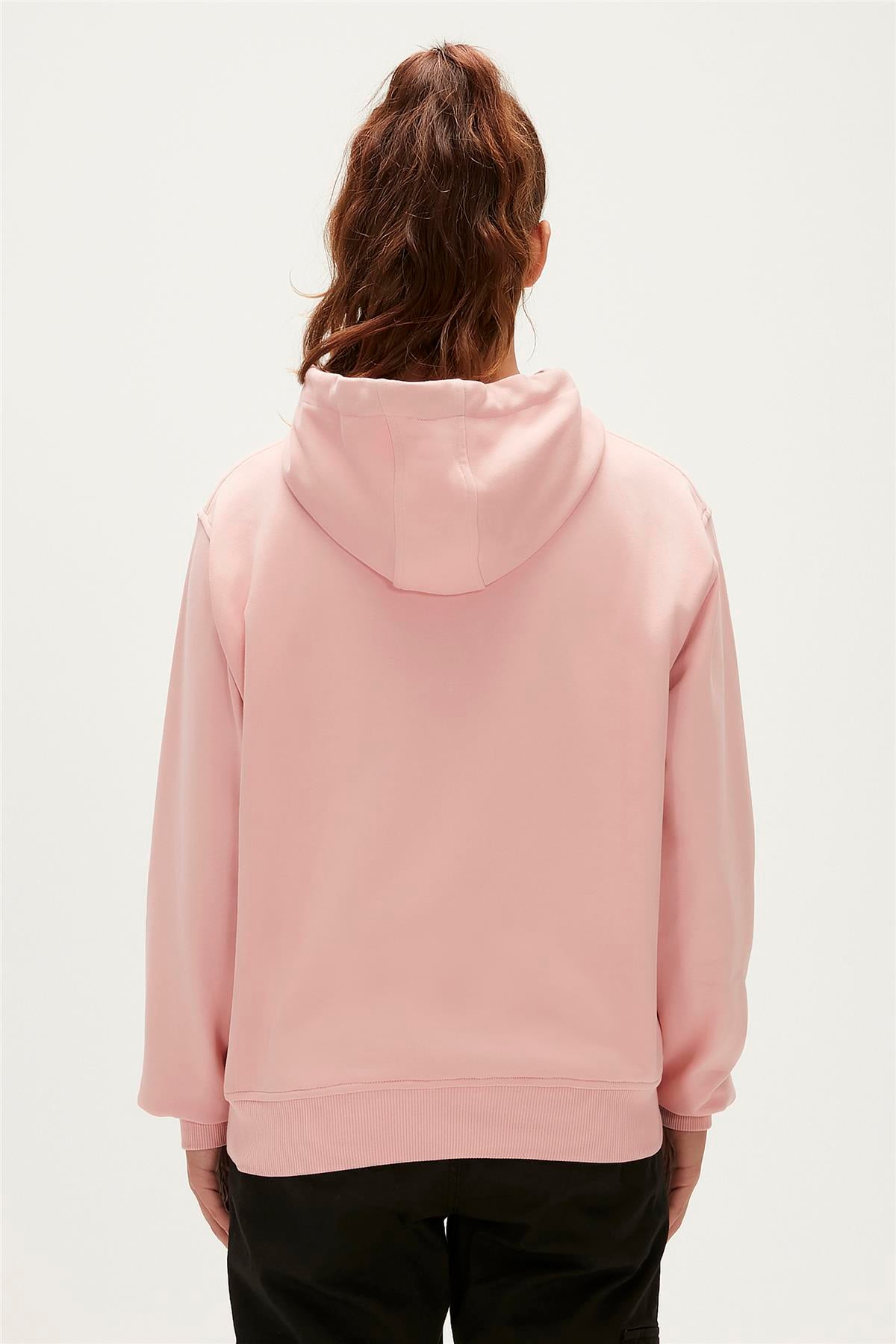 LOGO HOODIE PUDRA PEMBE