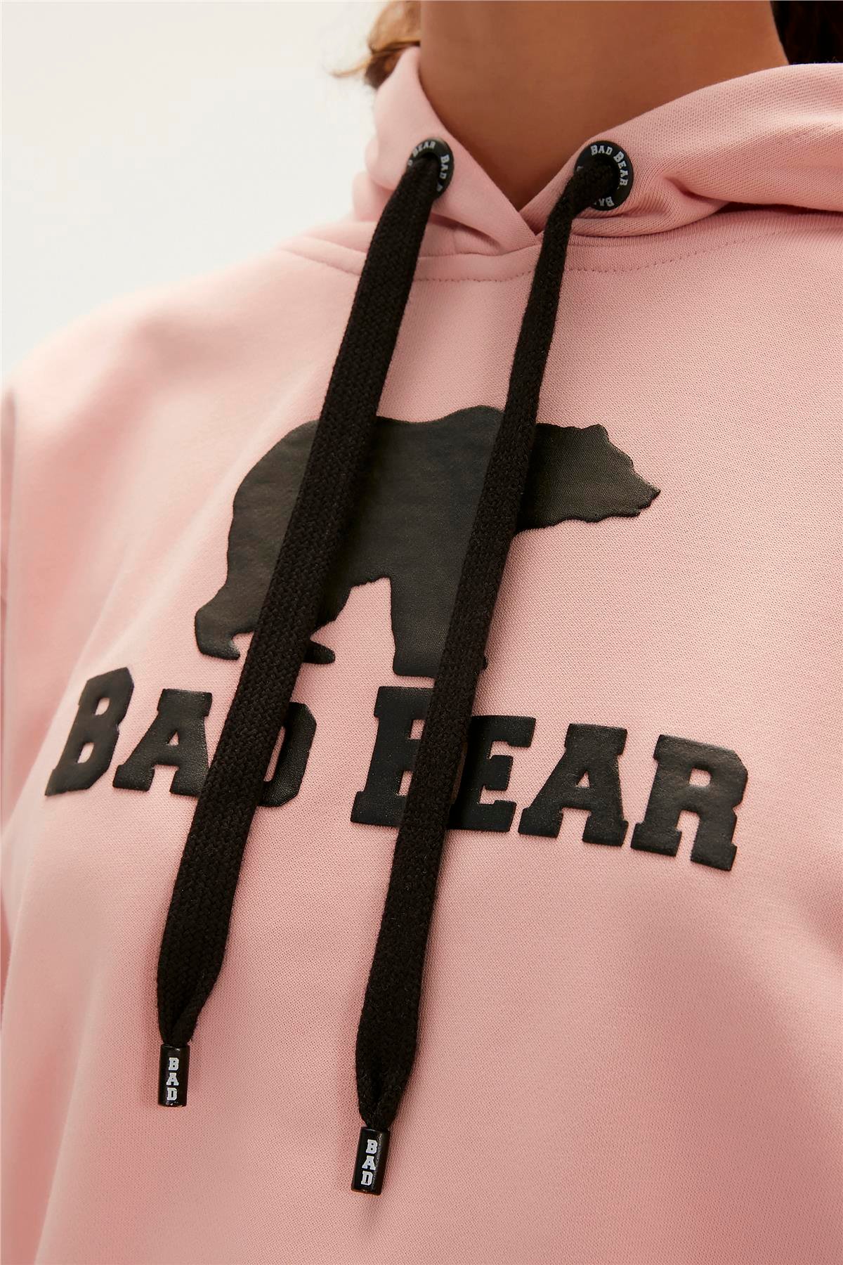 LOGO HOODIE PUDRA PEMBE