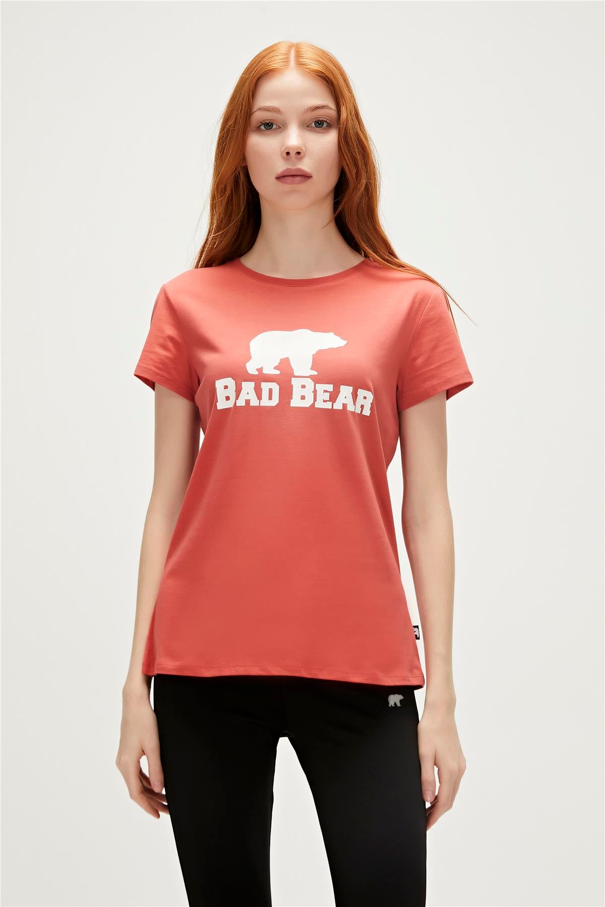 Logo Tee T-Shirt Ginger Tarçın Baskılı Kadın Tişört