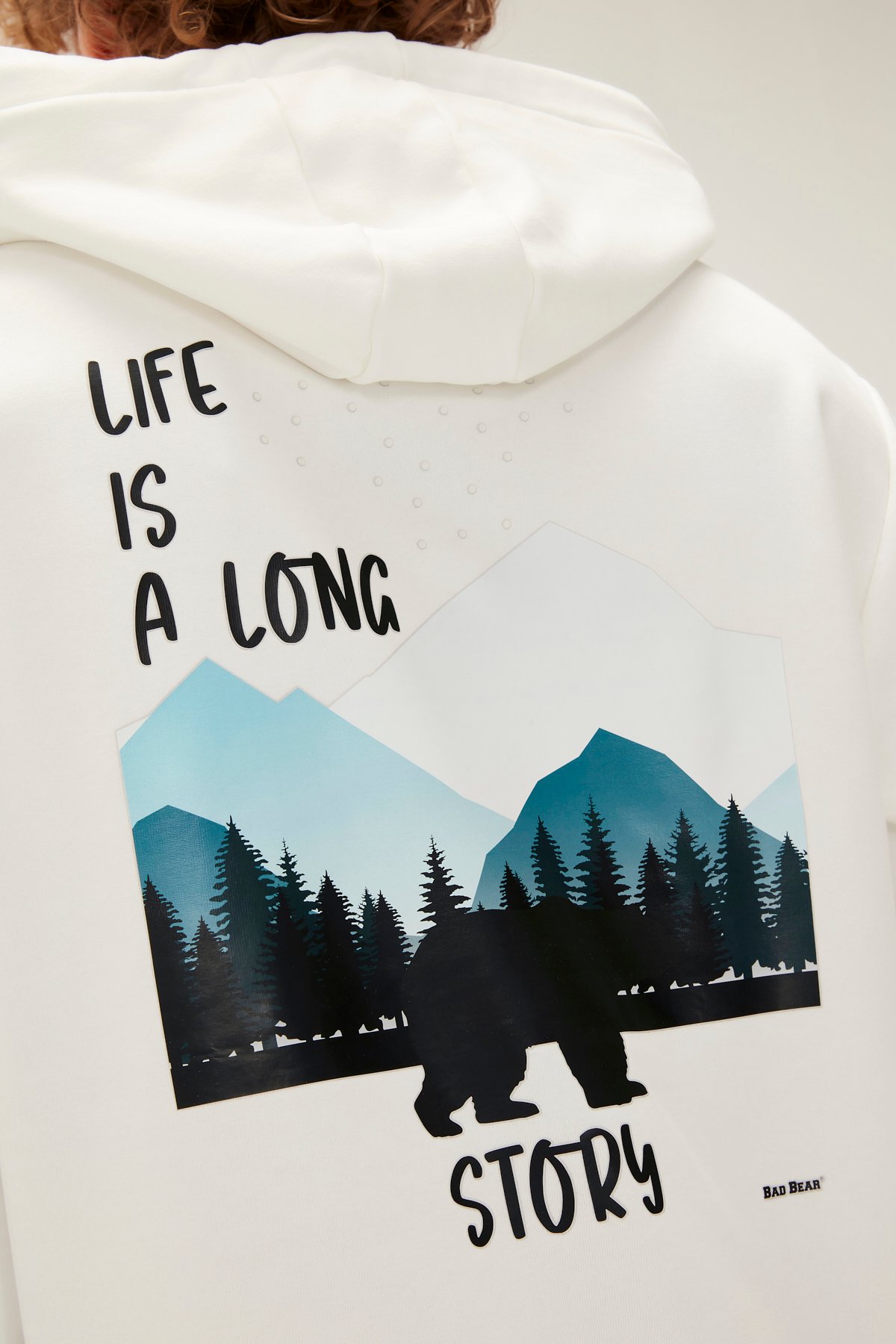 LONG STORY HOODIE OFF-WHITE