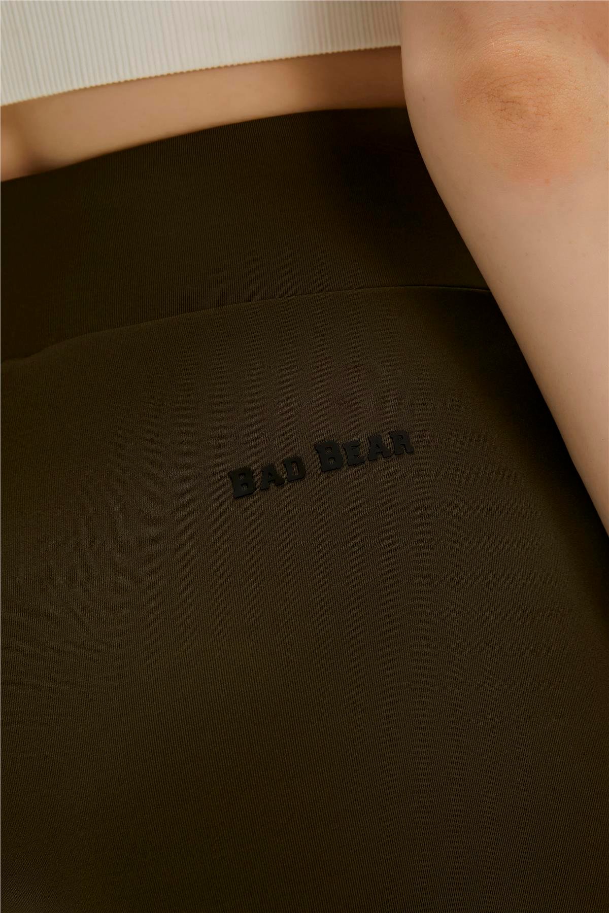 Lucca Haki Yeşil Uzun Kadın Tayt