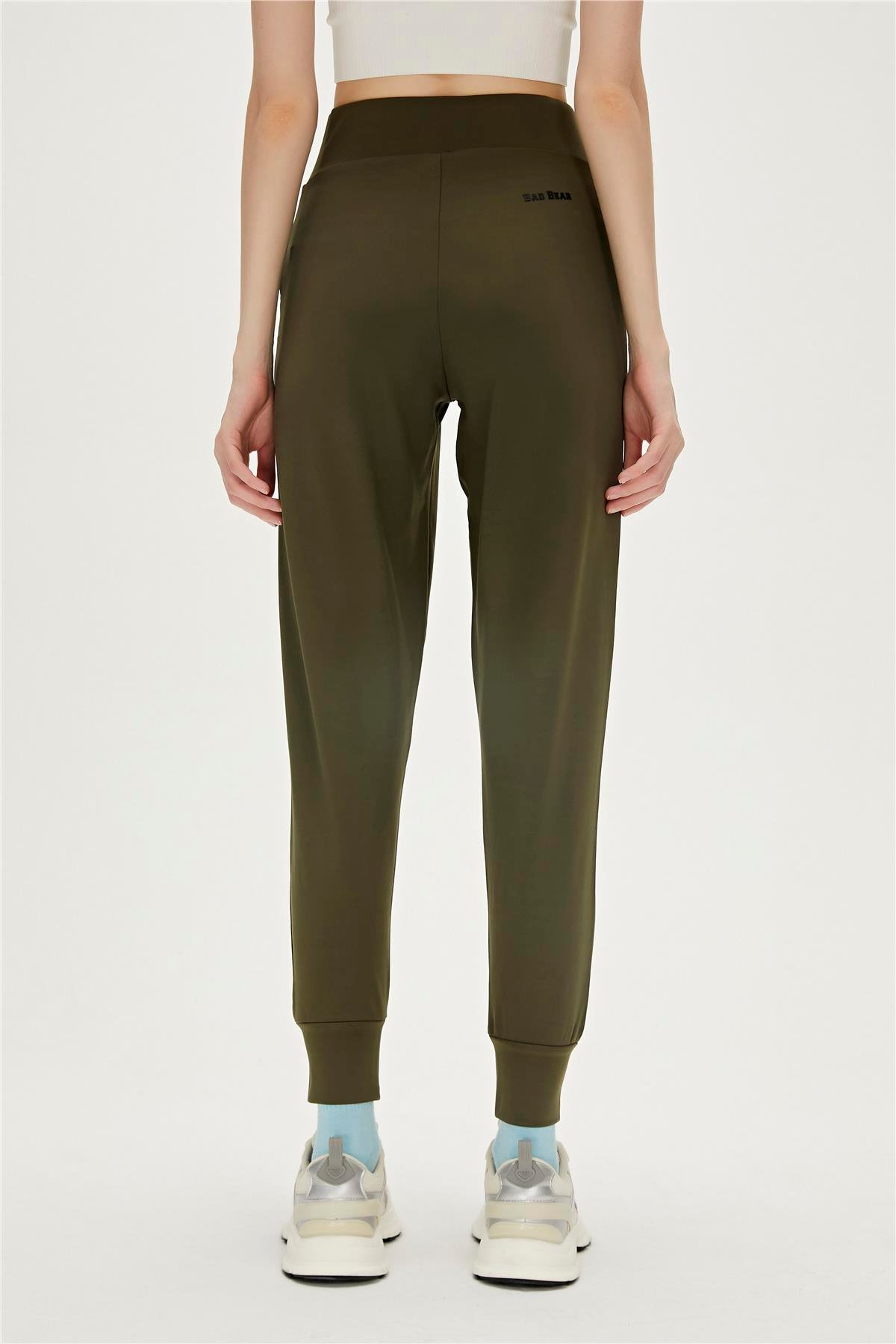 Lucca Haki Yeşil Uzun Kadın Tayt